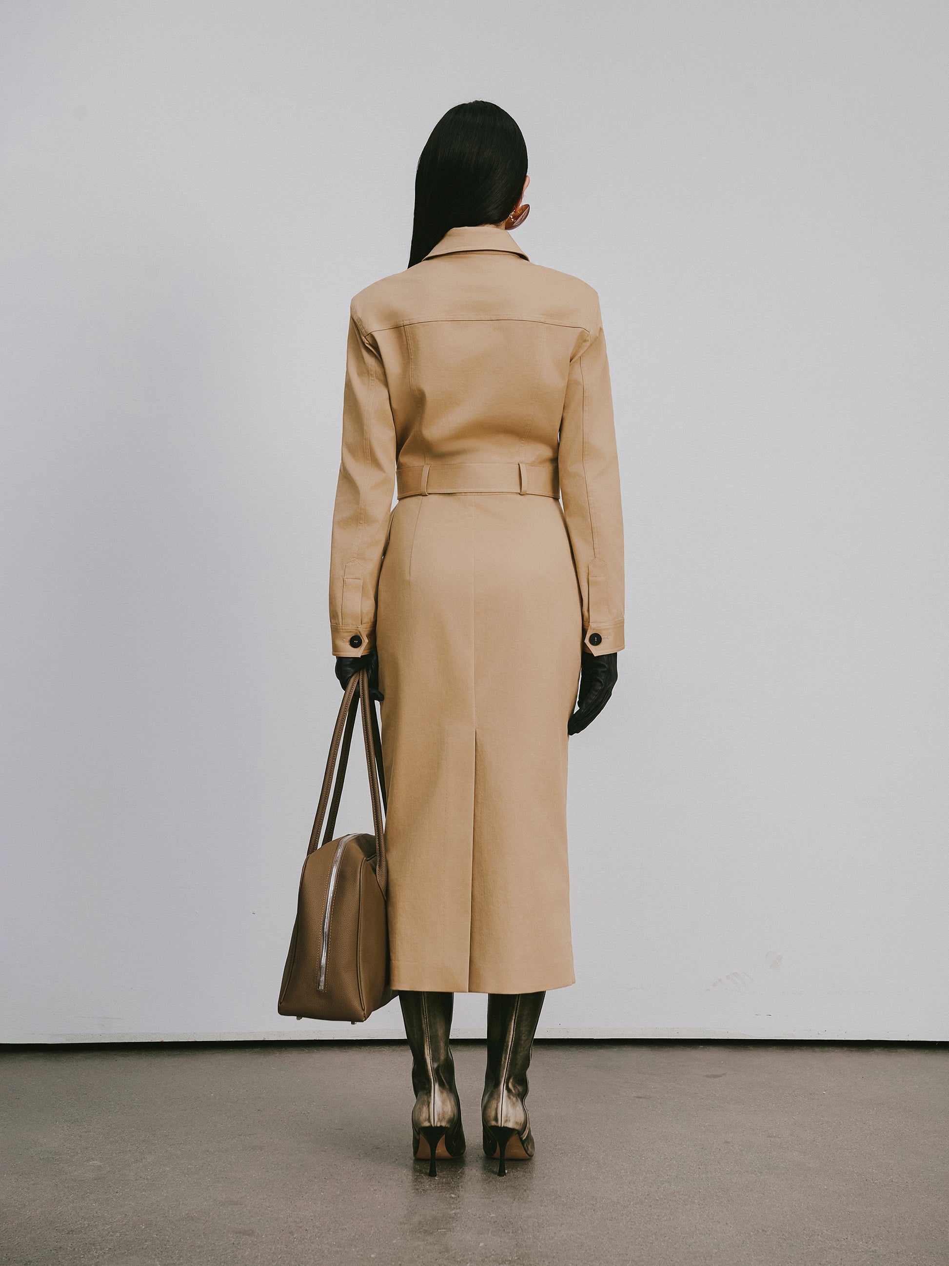 Utility Style Knee- Length Dress