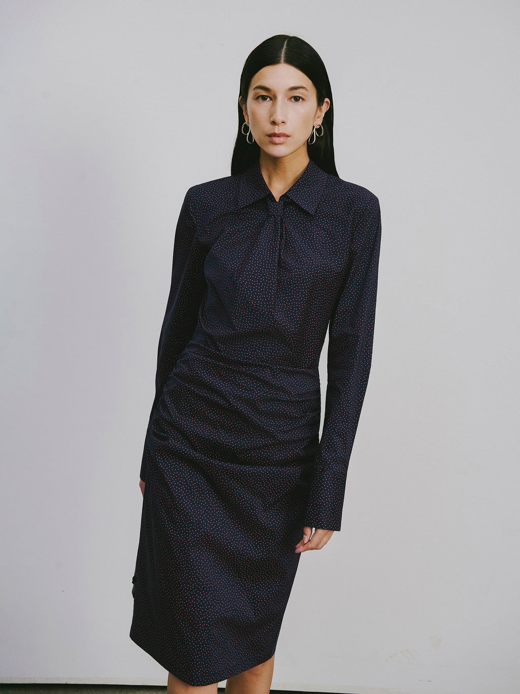 Petite Polka Dot Pencil Skirt