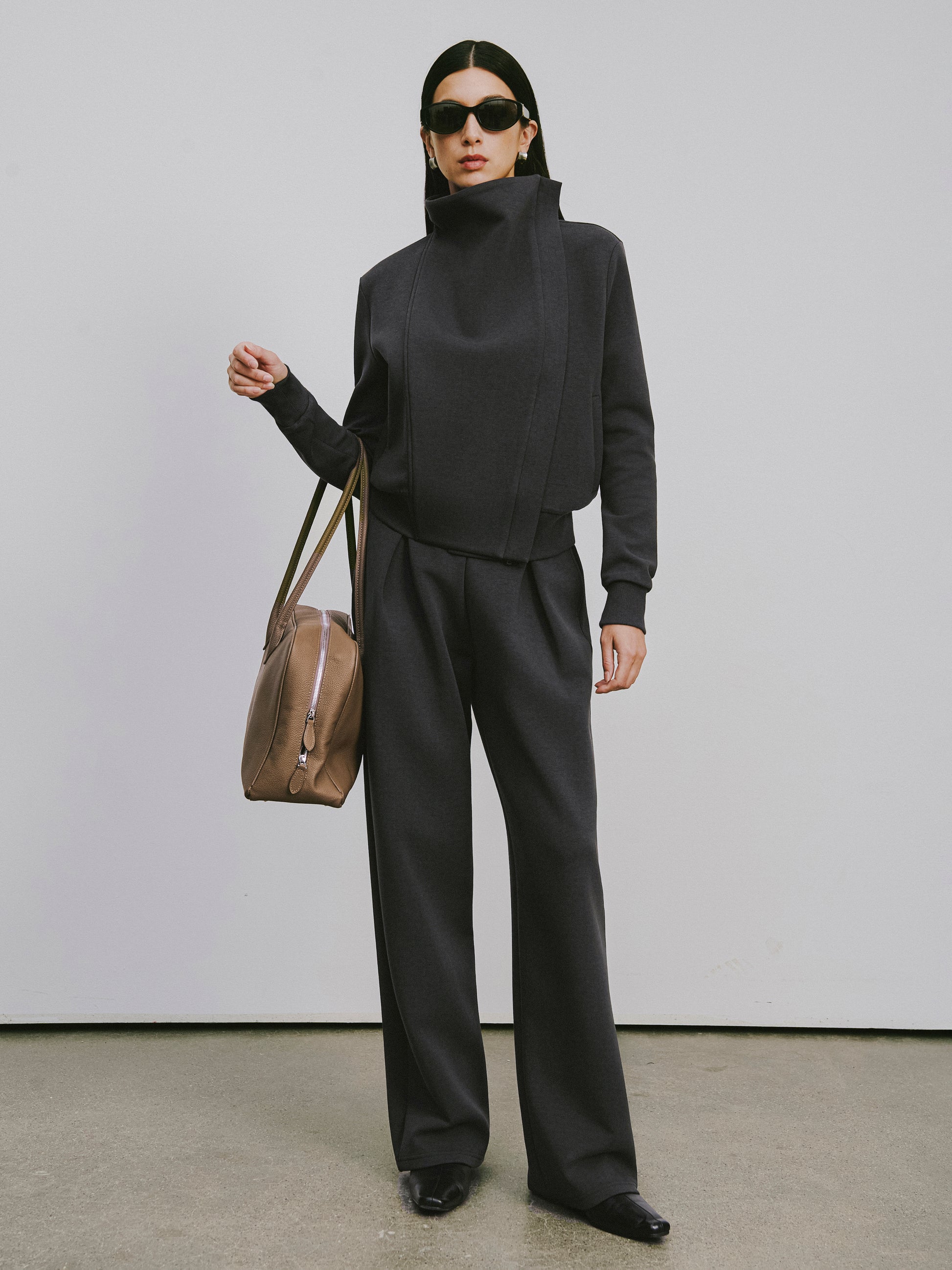 Relaxed Straight-Leg Sweatpants