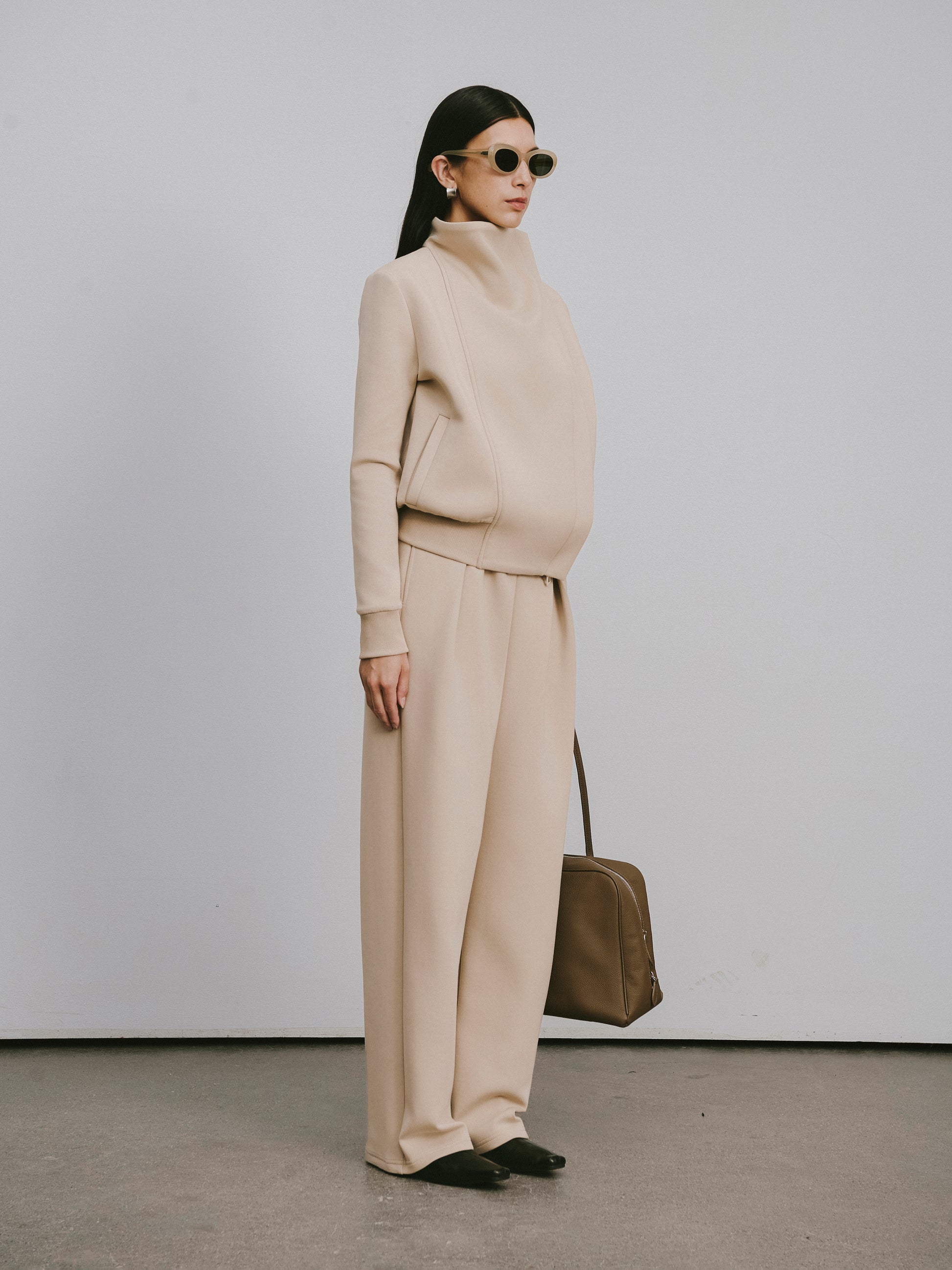 Cross-Front Athleisure Style Jacket