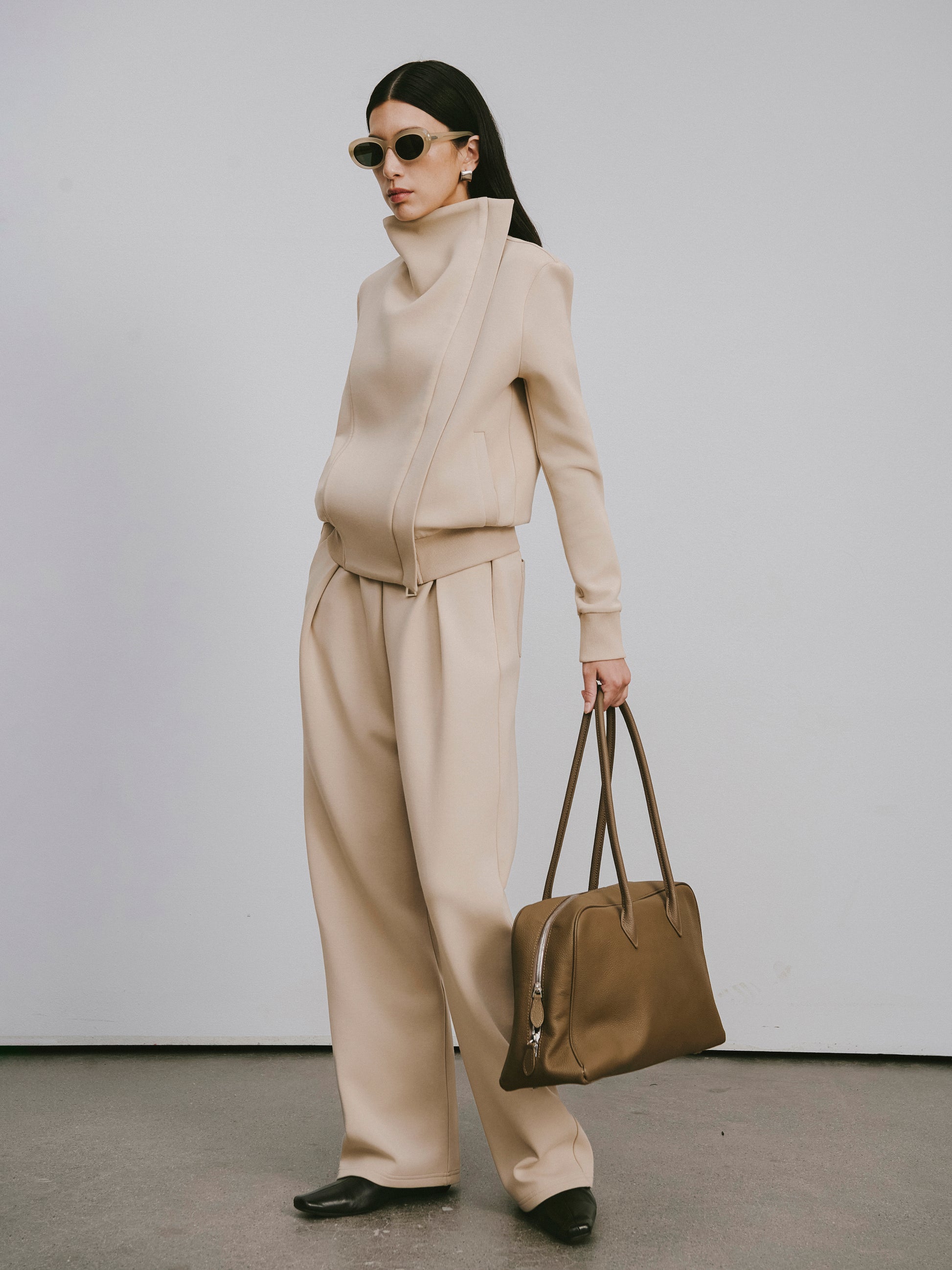 Relaxed Straight-Leg Sweatpants