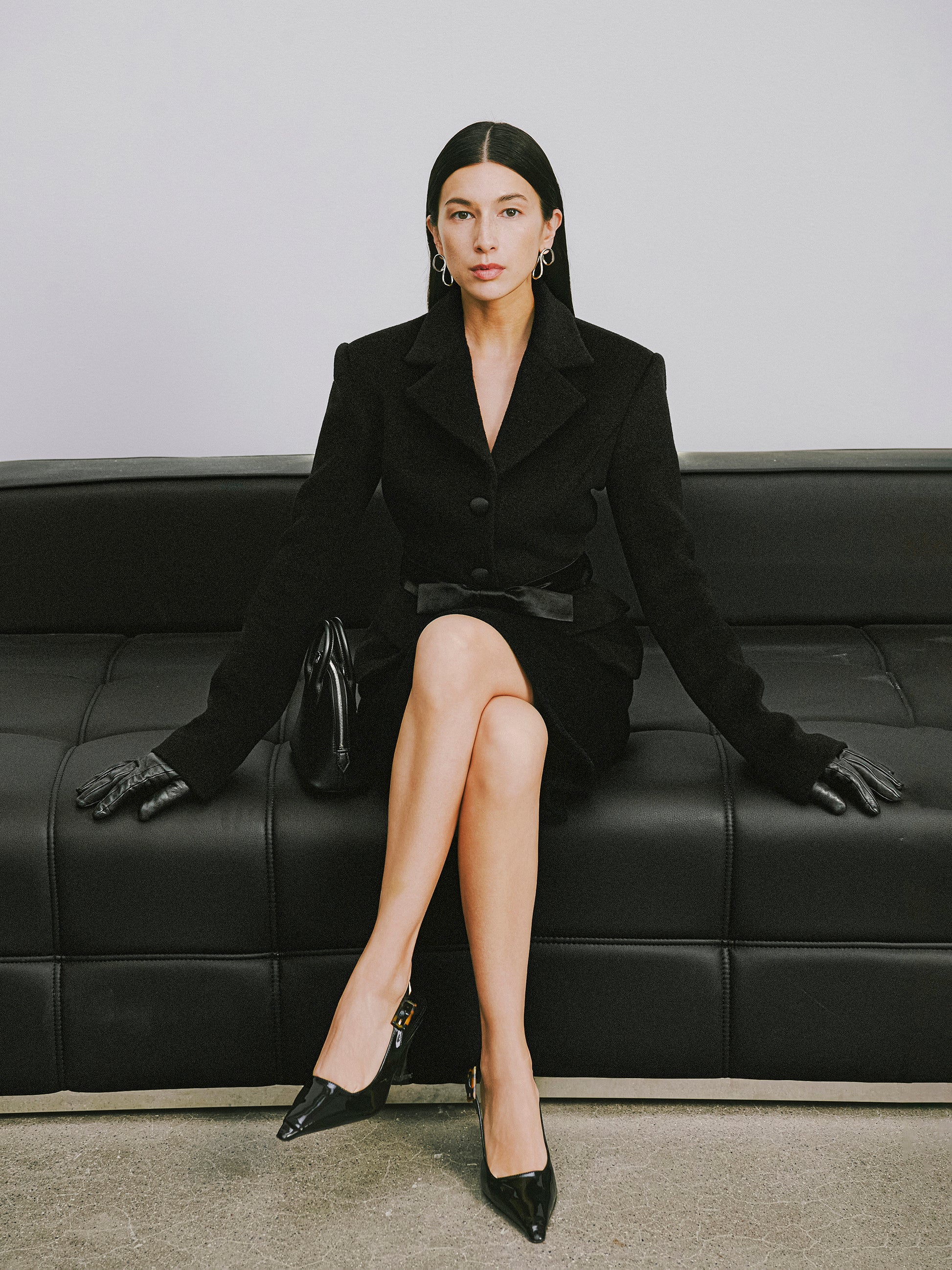 Vintage-Inspired Tailored Wool Blazer