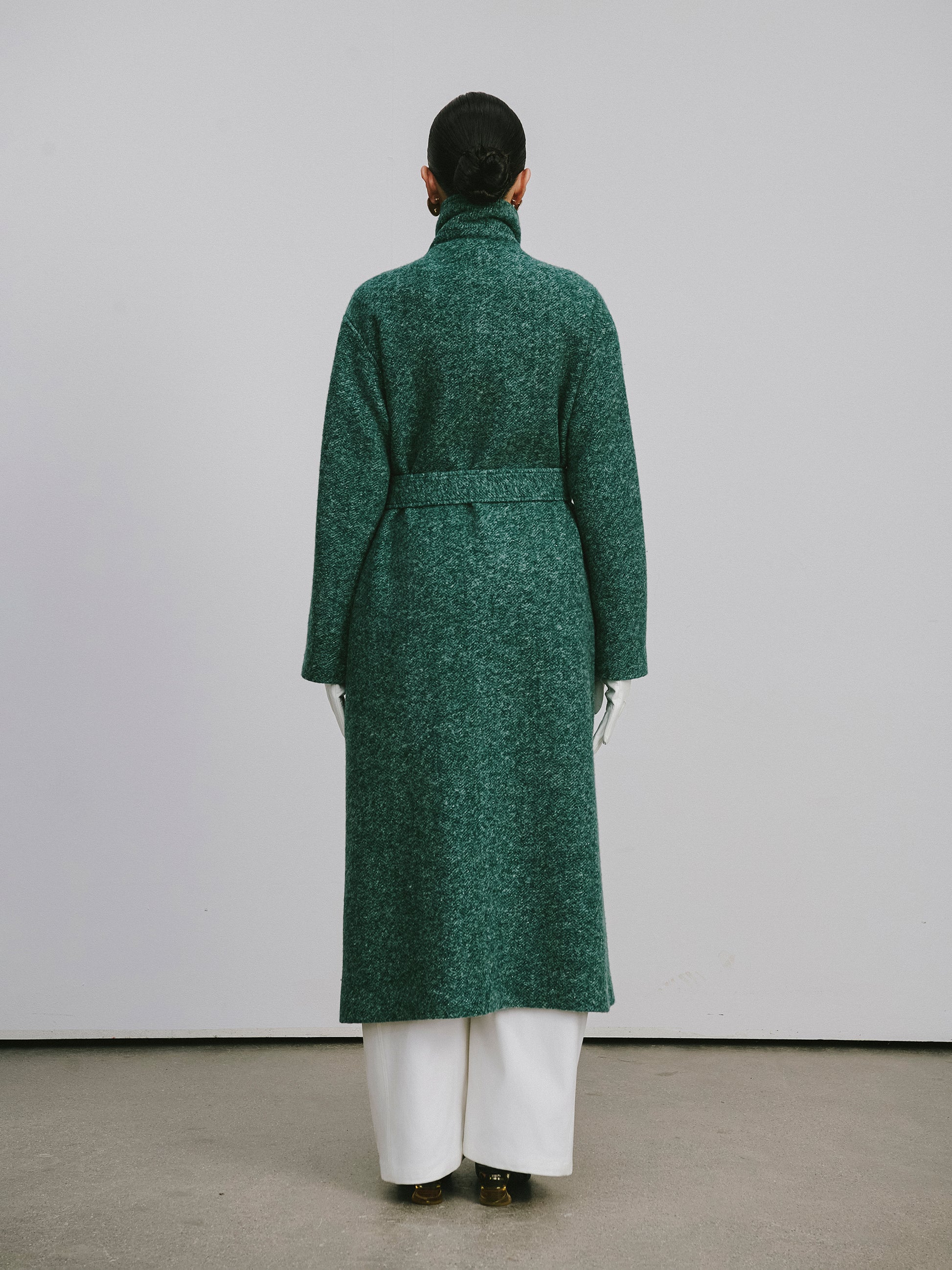 Wool Long Overcoat