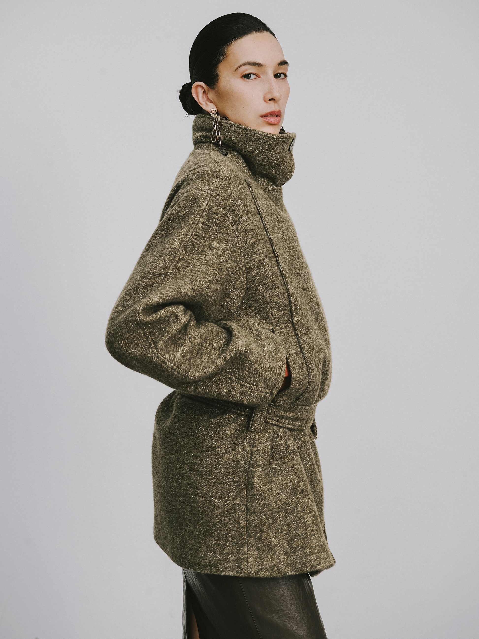 Wool-Blend Overcoat
