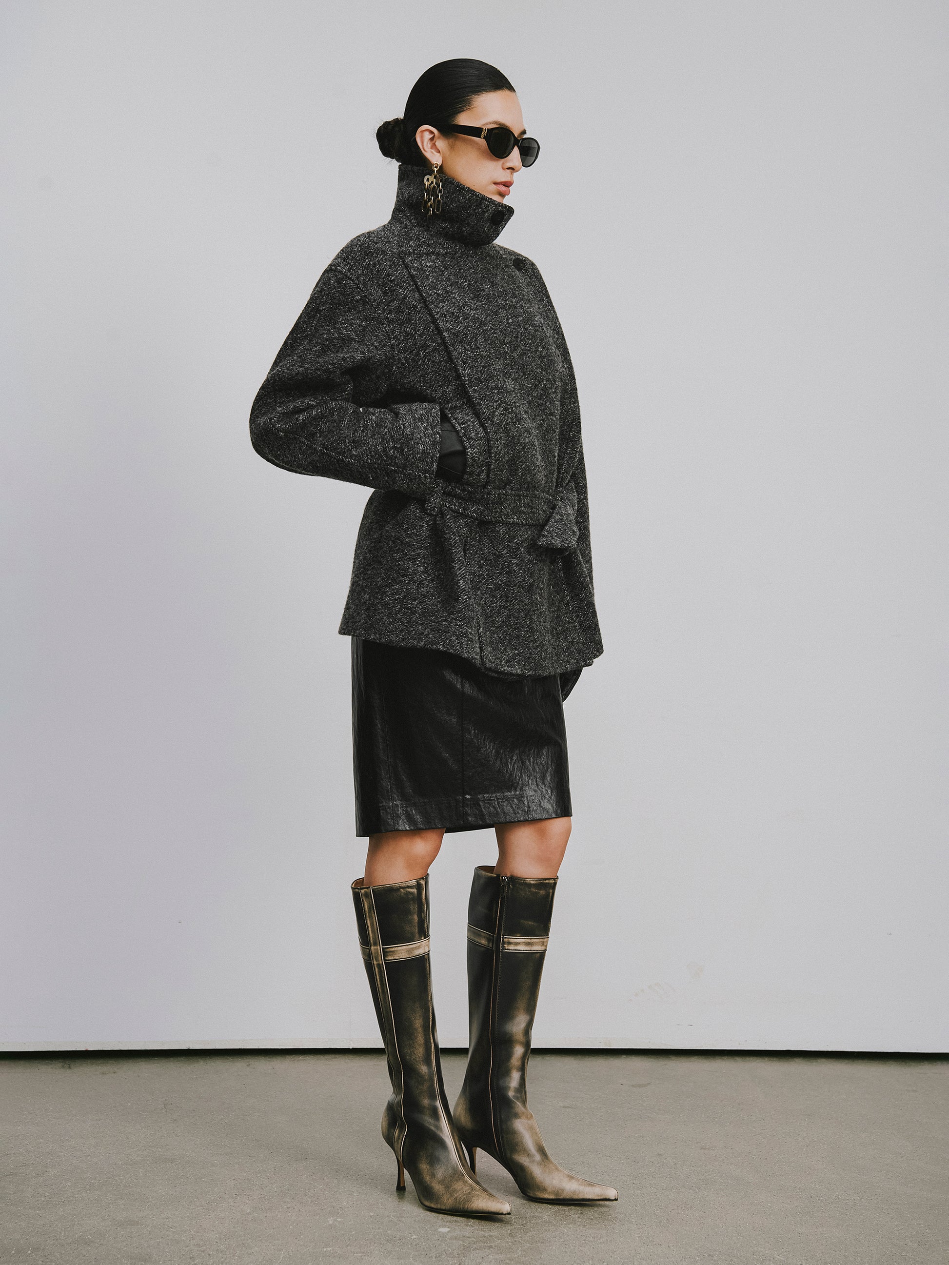 Wool-Blend Overcoat