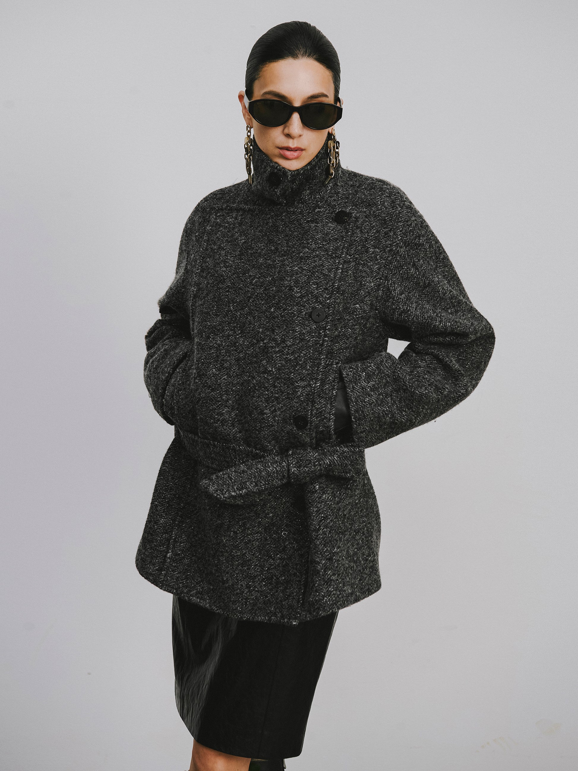 Wool-Blend Overcoat