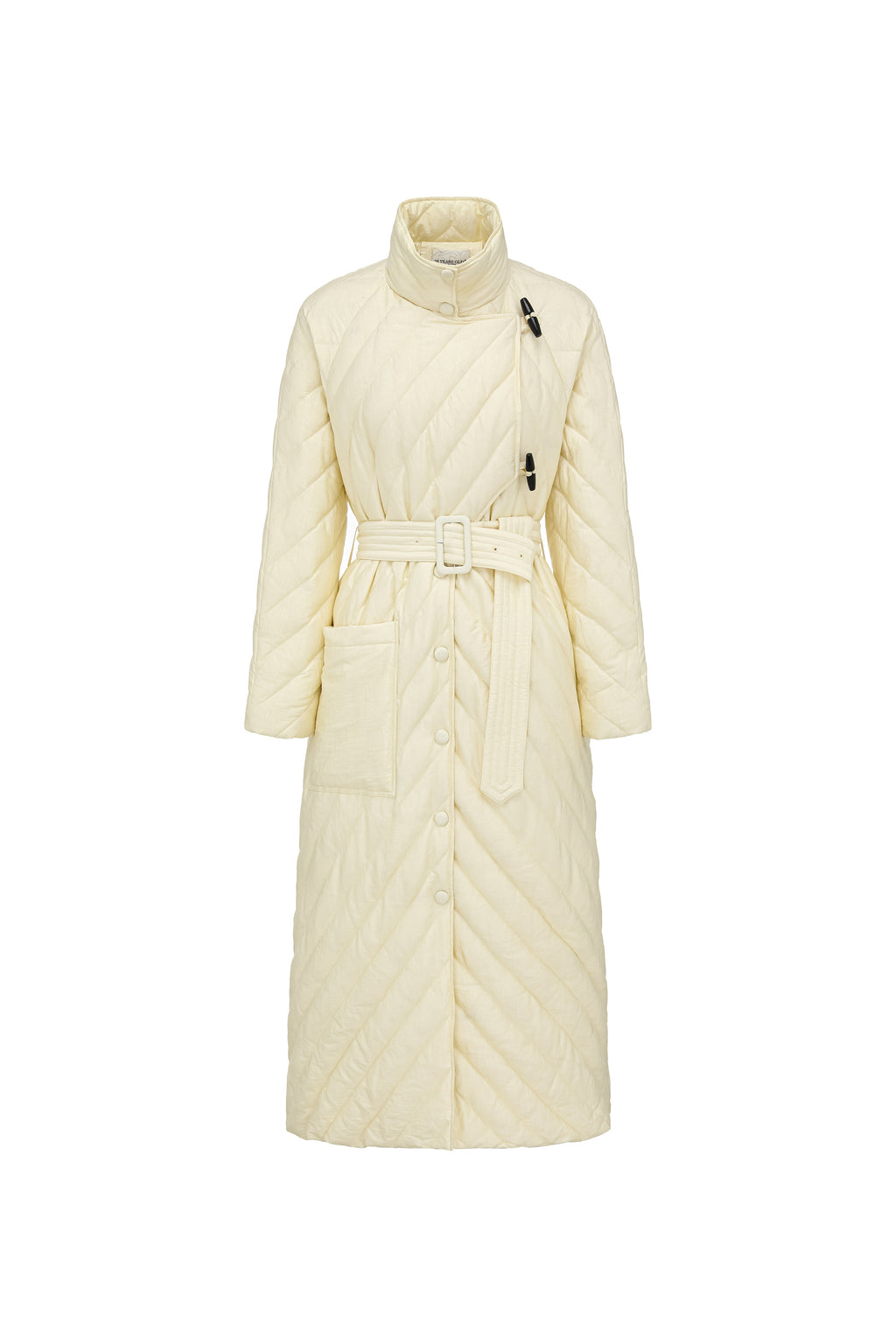 Toggle-Button Long Down Coat