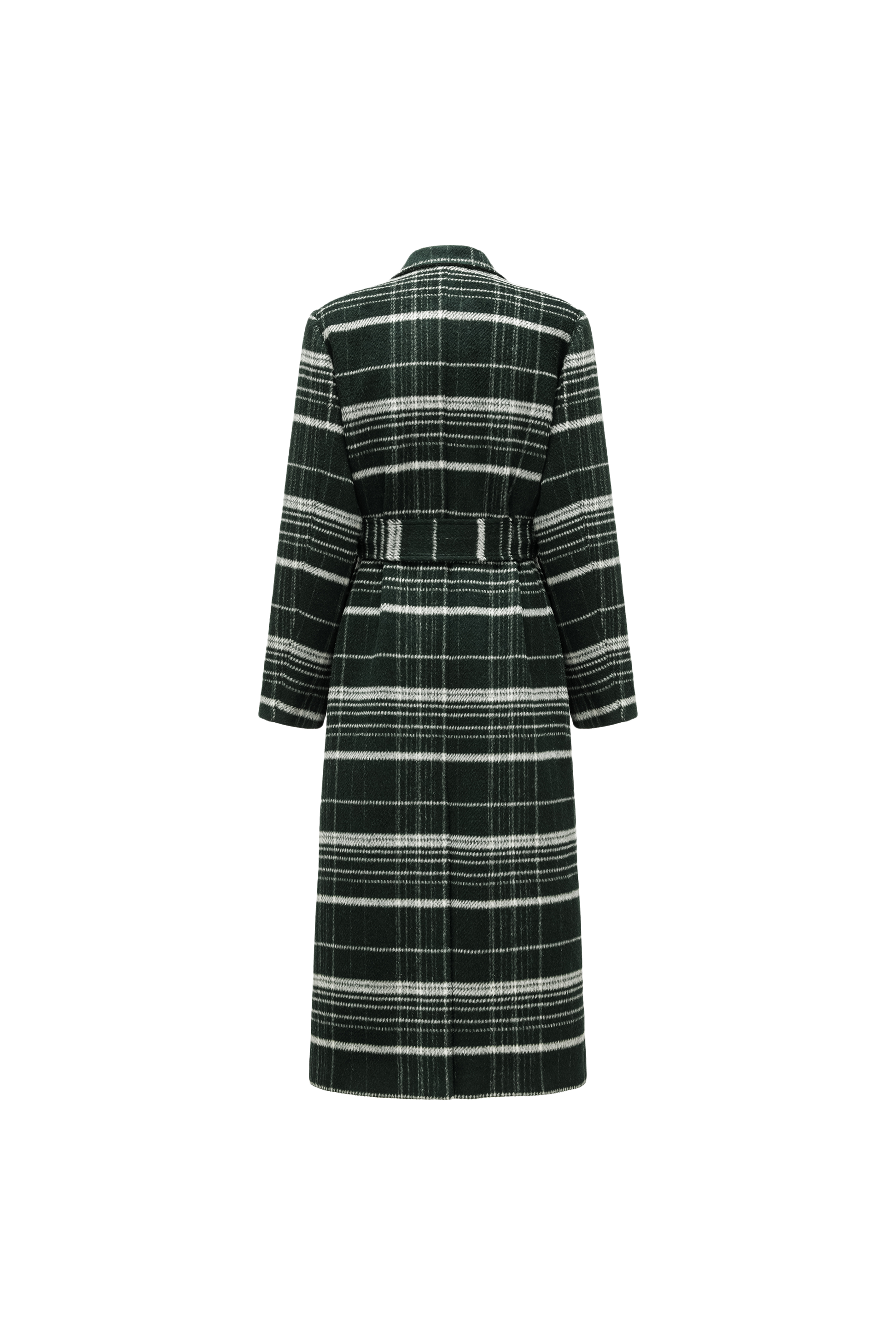 Glen Check Long Coat