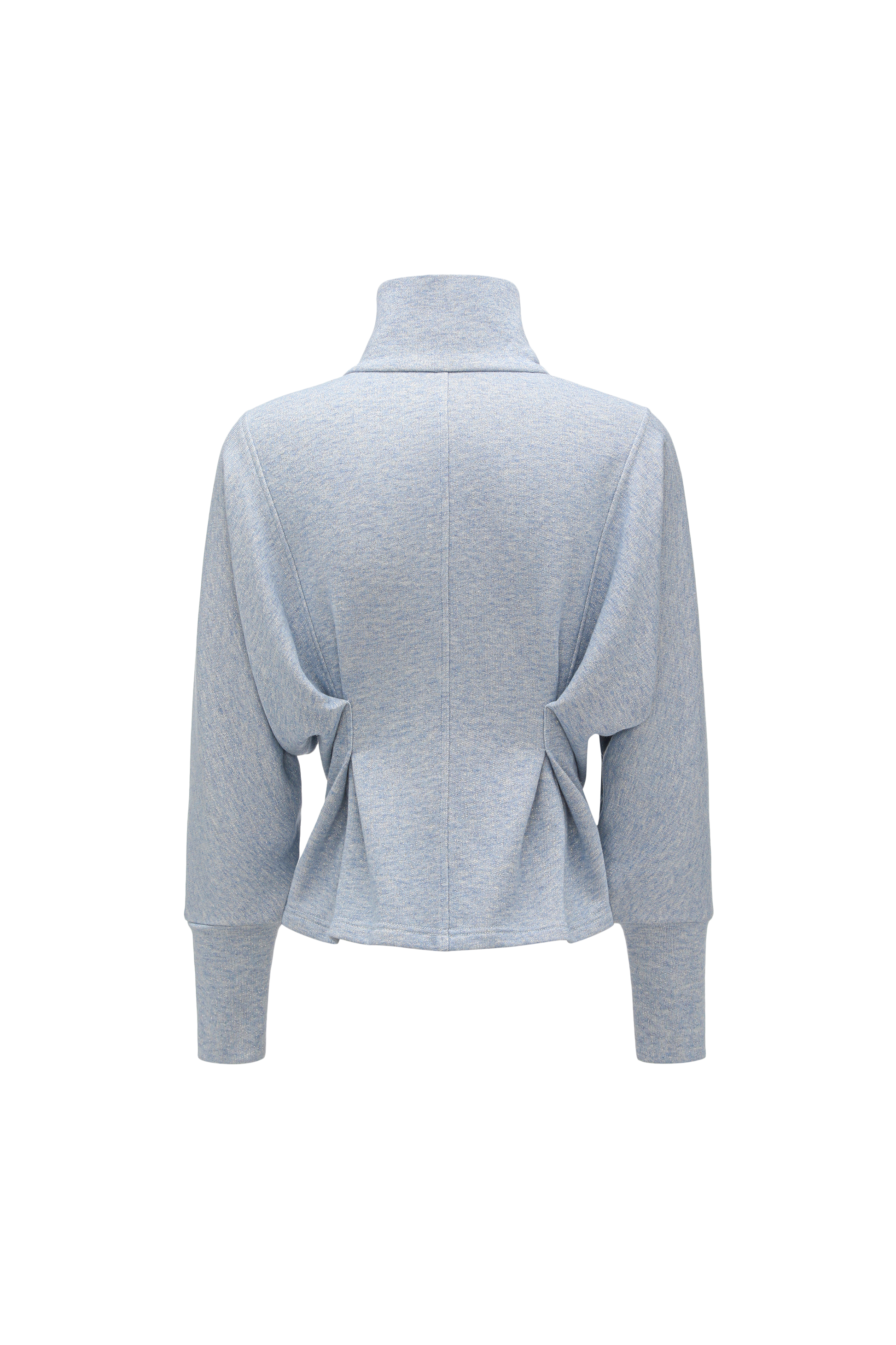 High-Neck Two-Way Zip Athletic Jacket