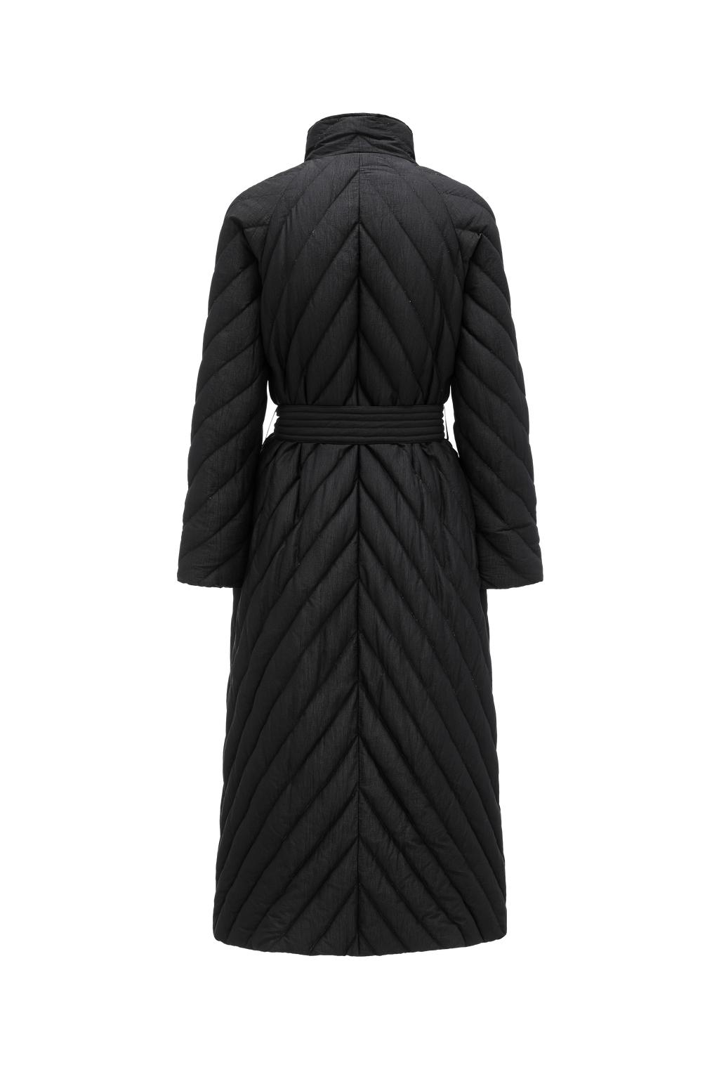 Toggle-Button Long Down Coat