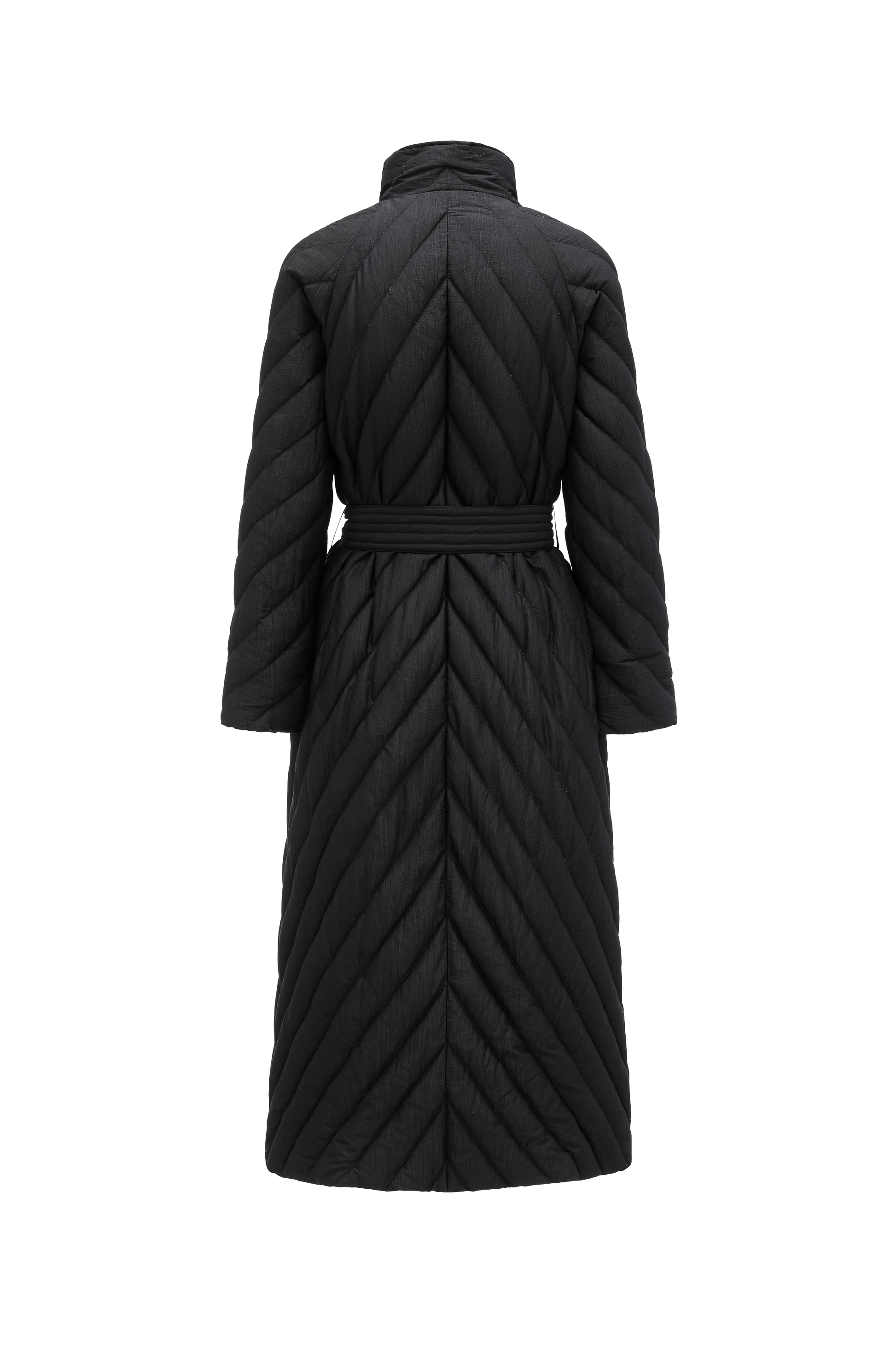 Toggle-Button Long Down Coat