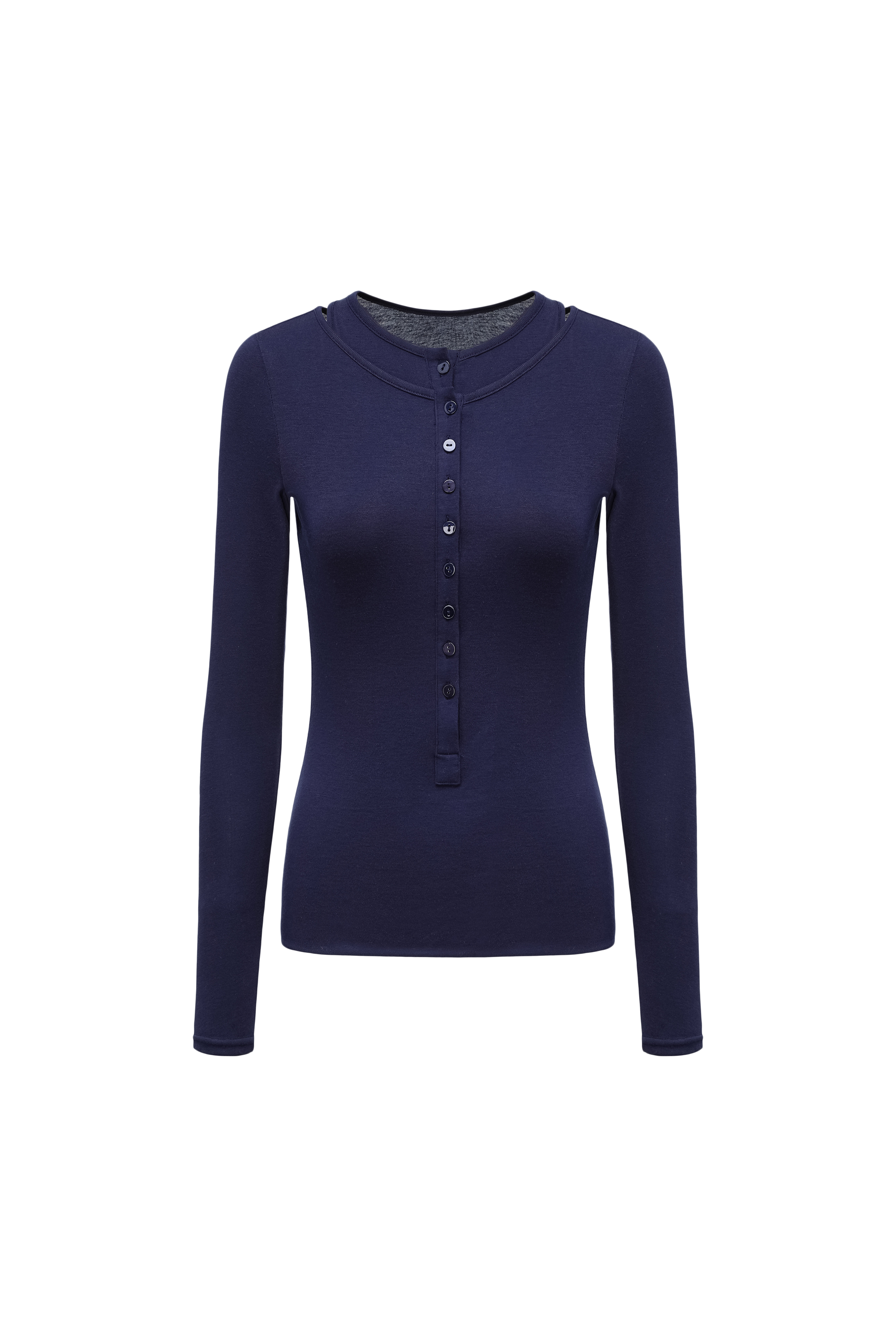 Fake Two-Piece Knit Top