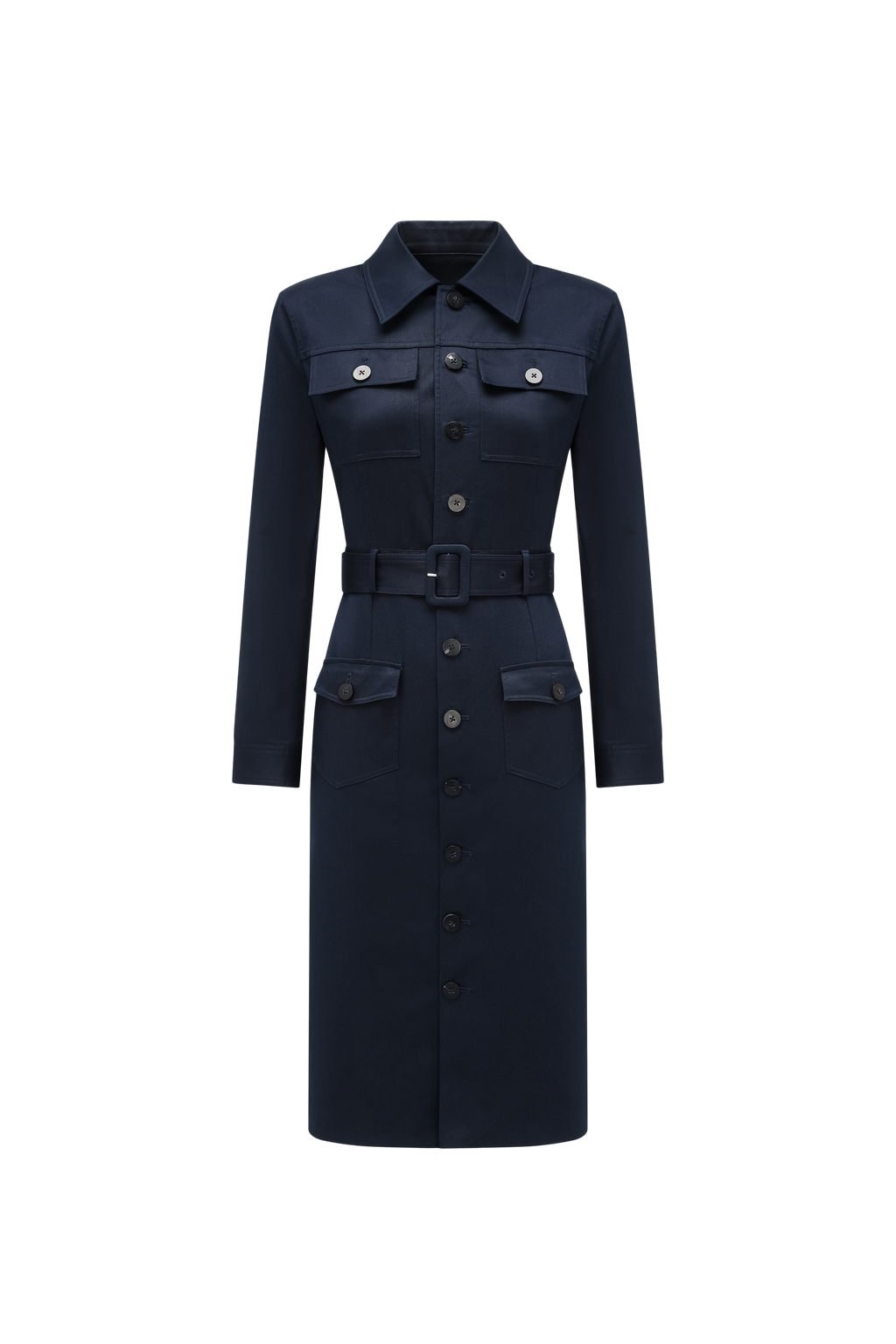 Utility Style Knee- Length Dress