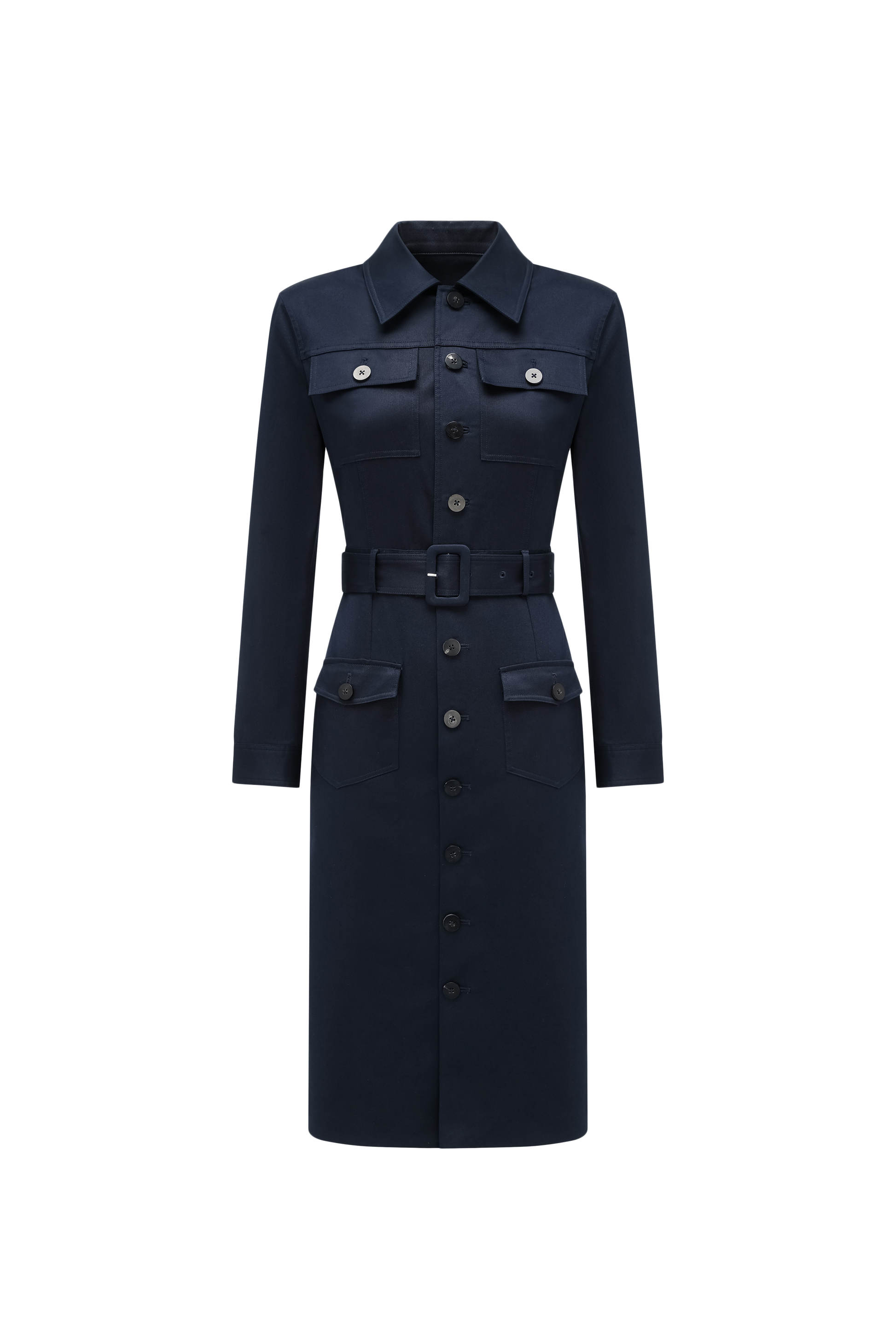 Utility Style Knee- Length Dress