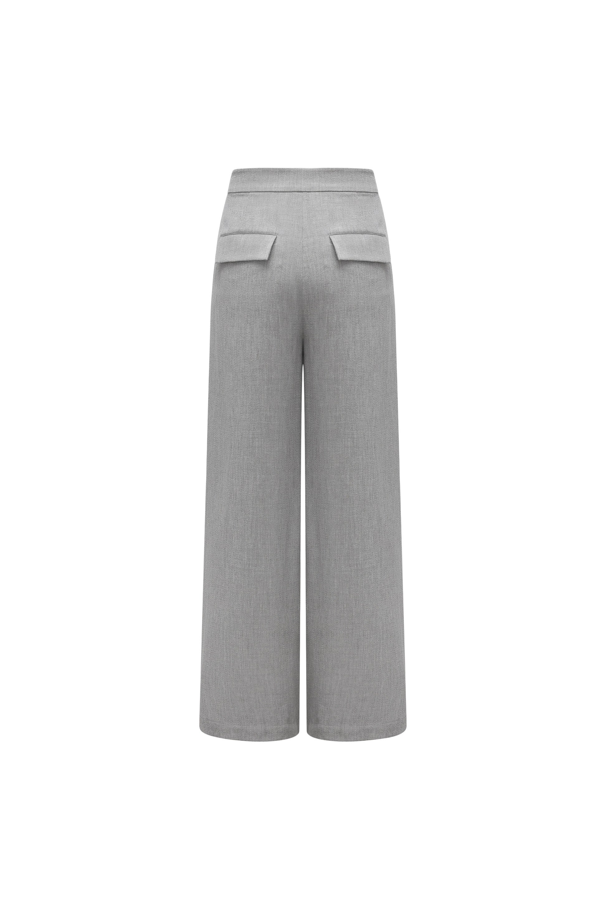 Wide-Leg Trousers with Fluid Drape