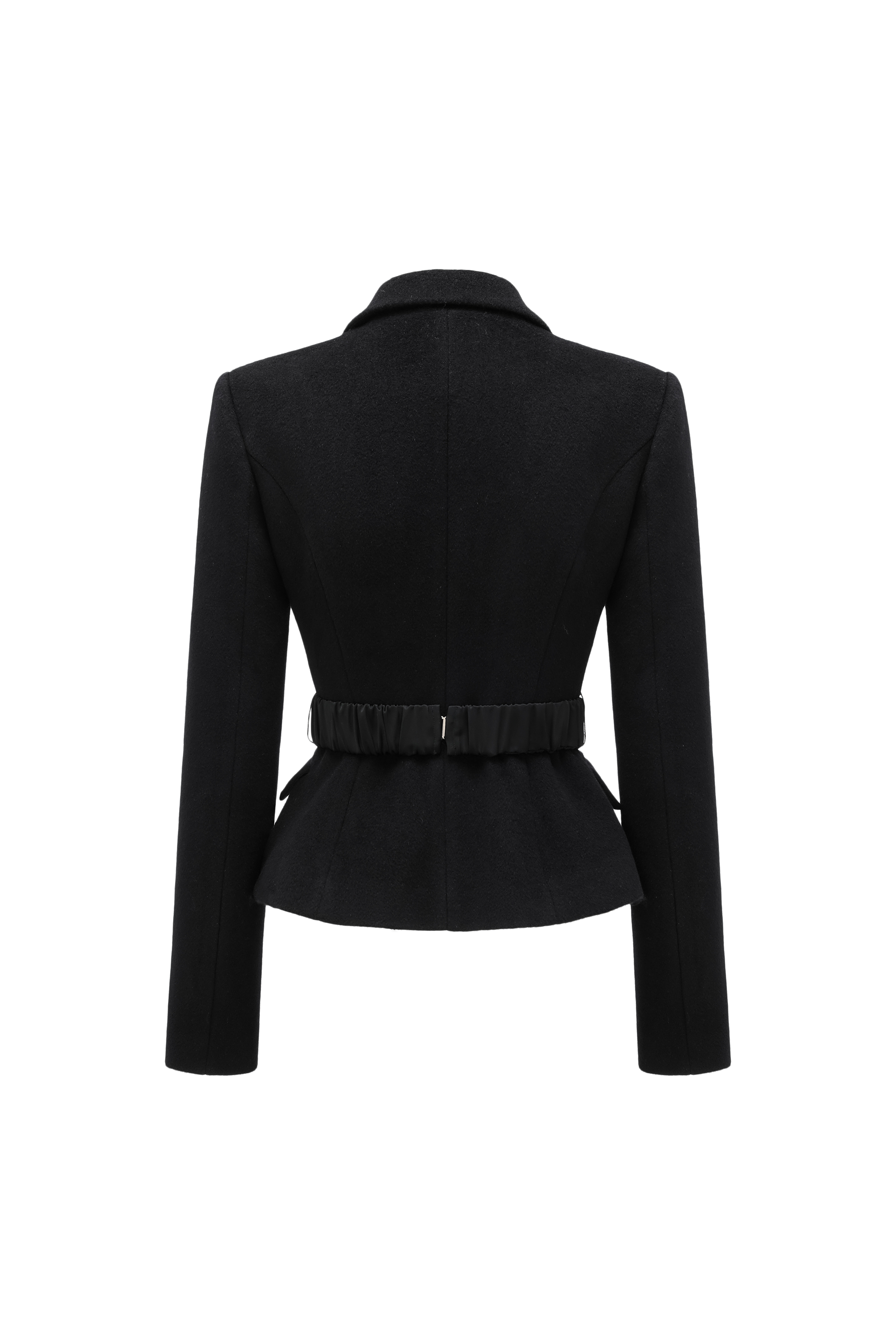 Vintage-Inspired Tailored Wool Blazer