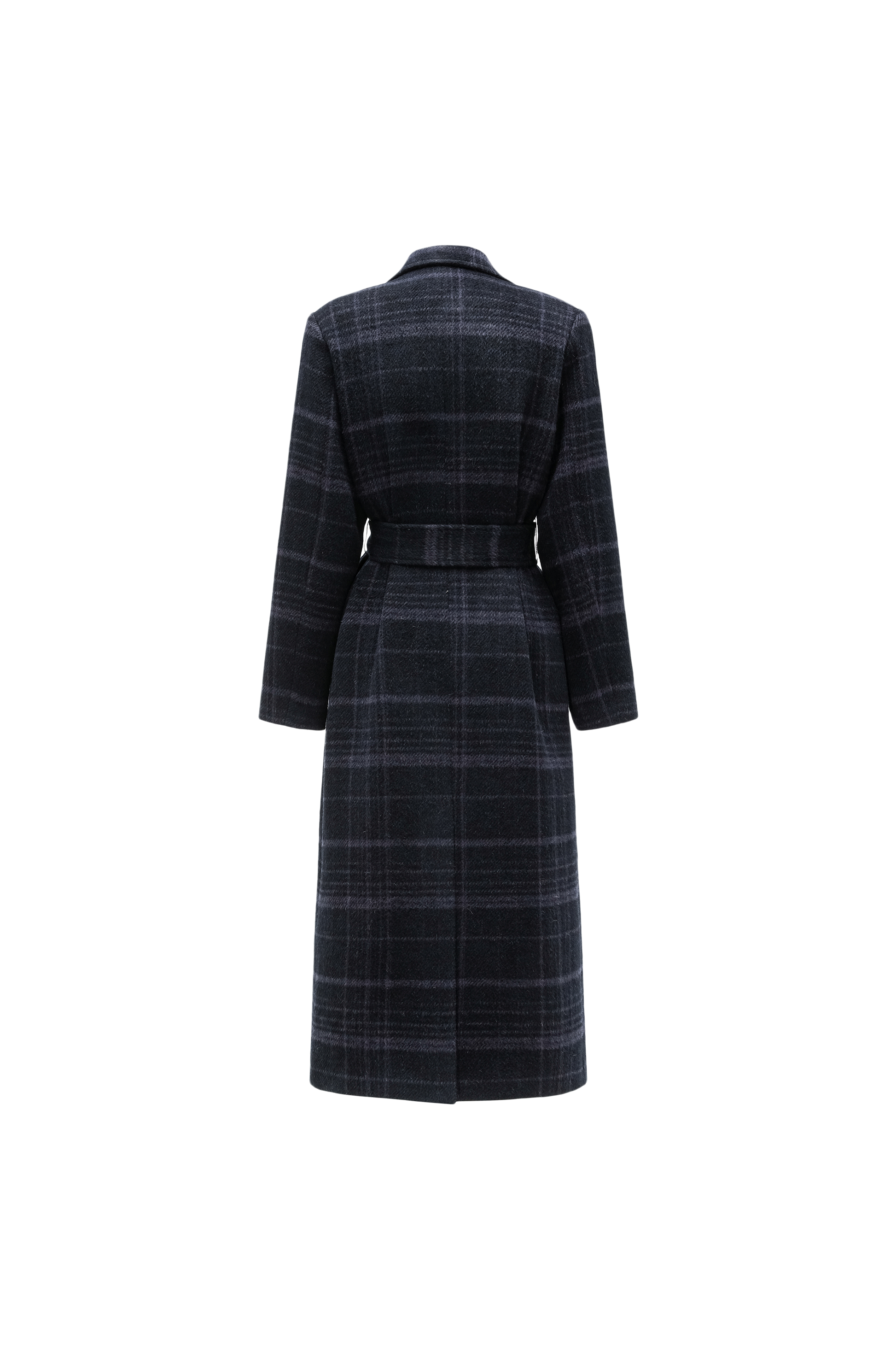 Glen Check Long Coat