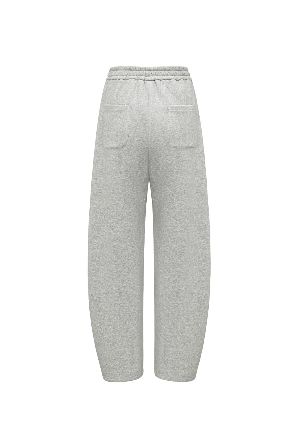 Curved Hem Athletic Sweatpants