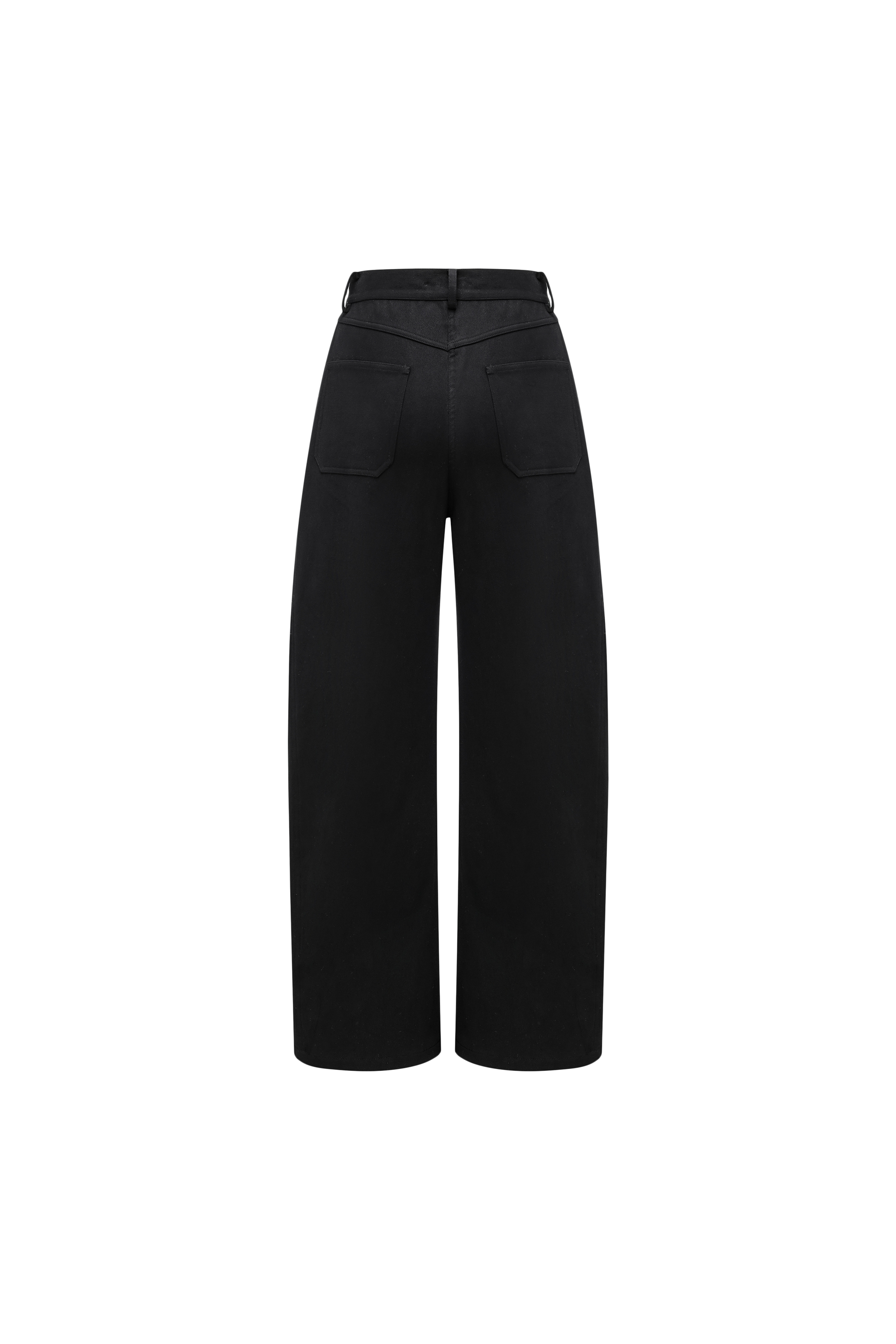 Scimitar Sihouette Wide-Leg Pants