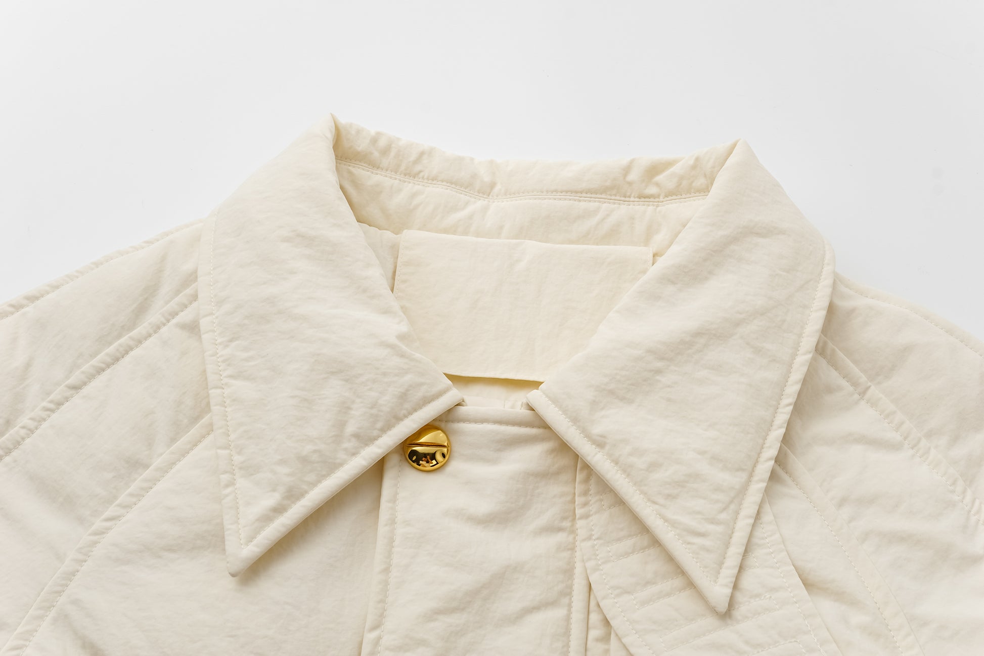 Raglan Sleeve White Goose Down Coat
