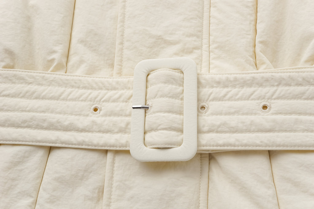 Raglan Sleeve White Goose Down Coat