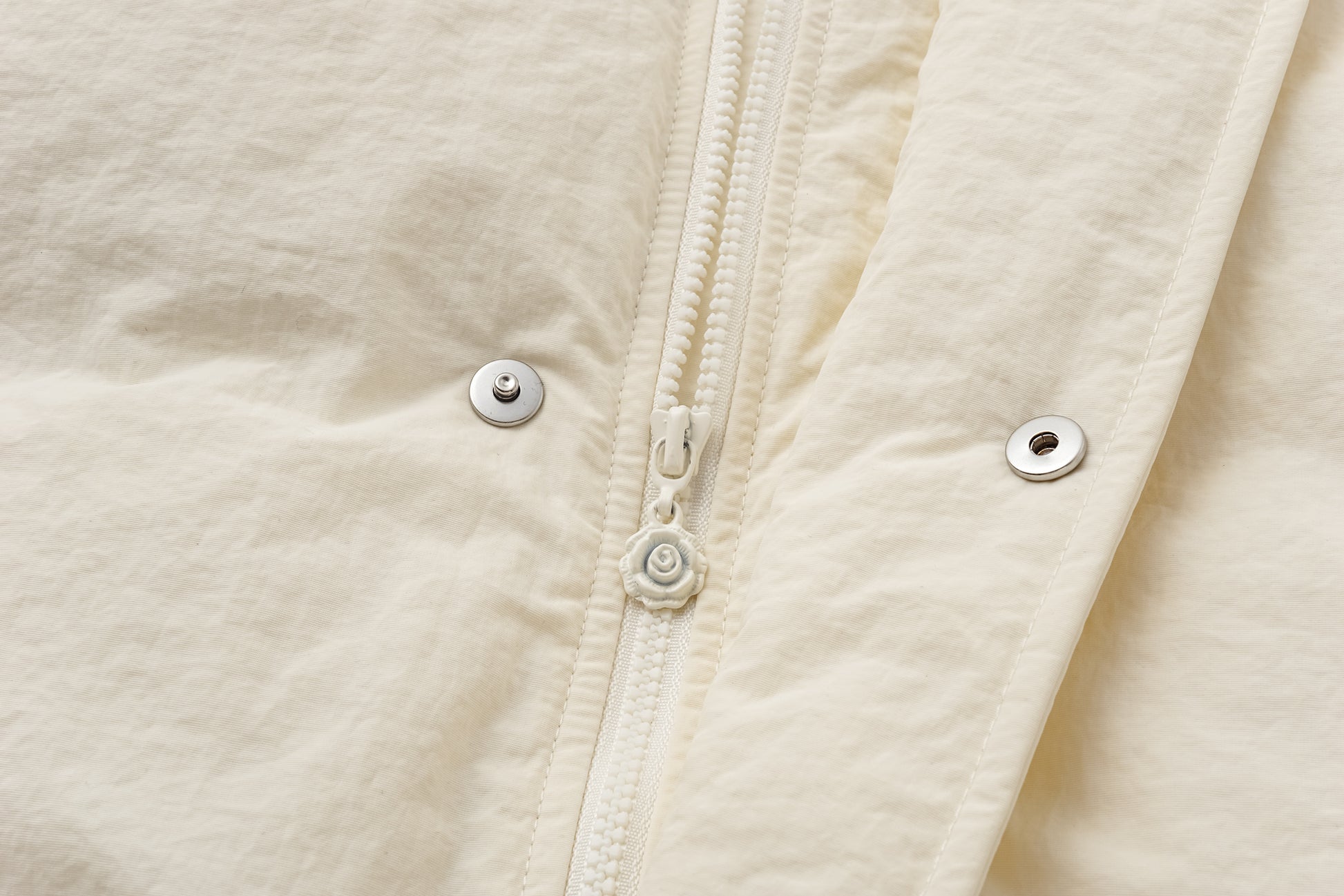 Raglan Sleeve White Goose Down Coat