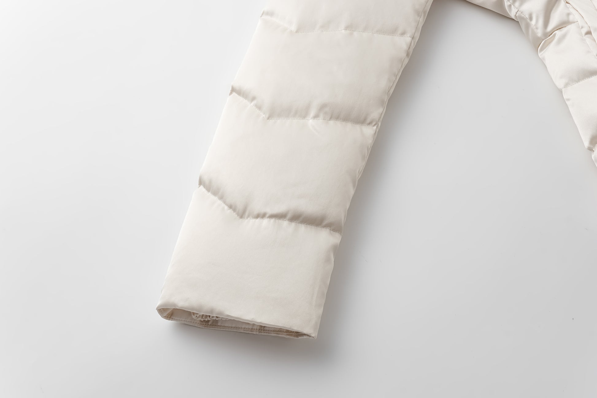 Fox Fur Hooded Fitted Down Jacket