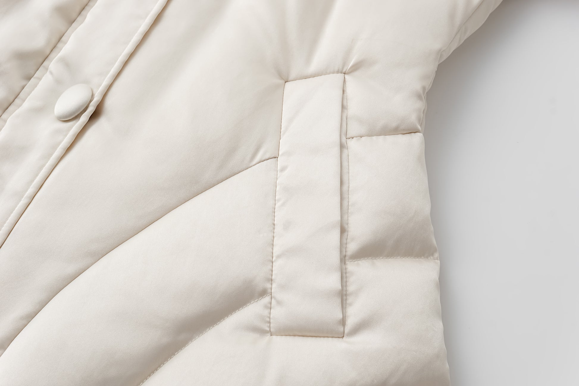 Fox Fur Hooded Fitted Down Jacket