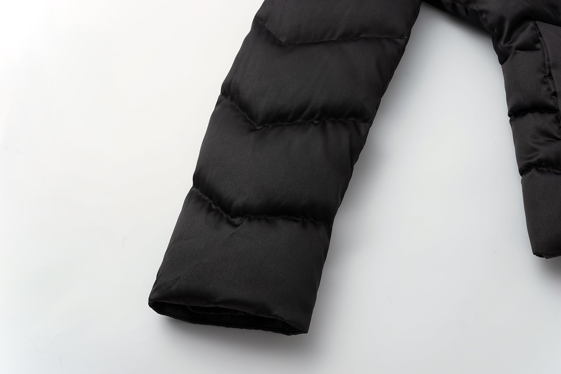 Fox Fur Hooded Fitted Down Jacket