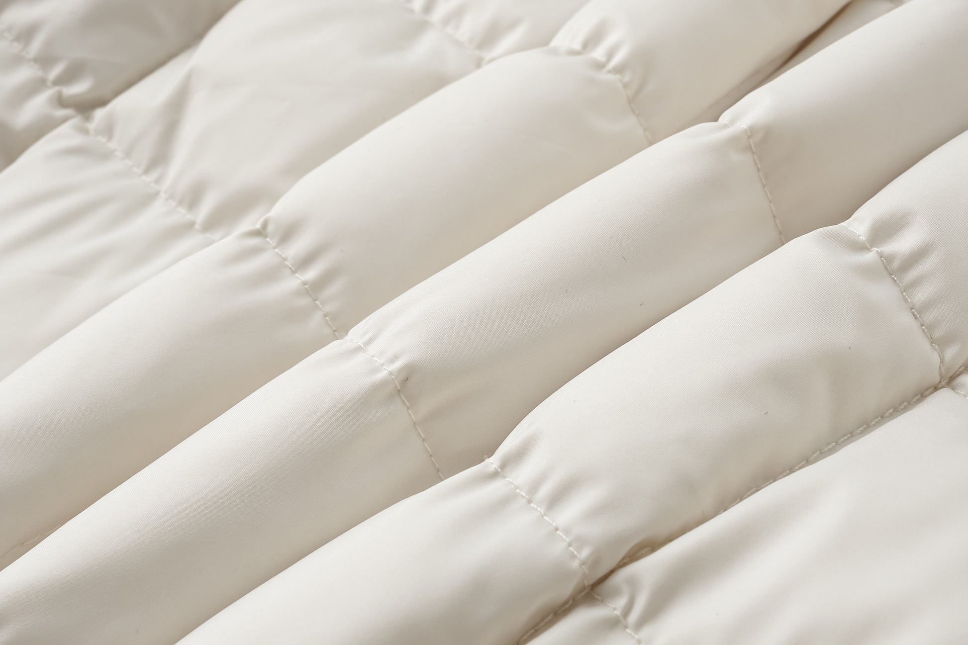 Diamond-Quilted Stand-Collar Down Jacket