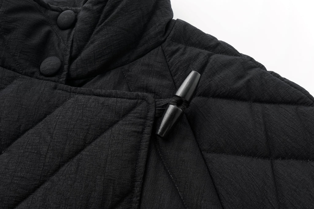 Toggle-Button Long Down Coat