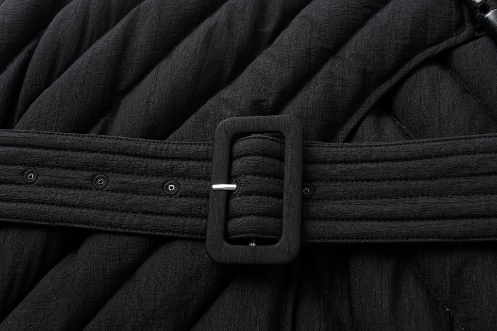 Toggle-Button Long Down Coat