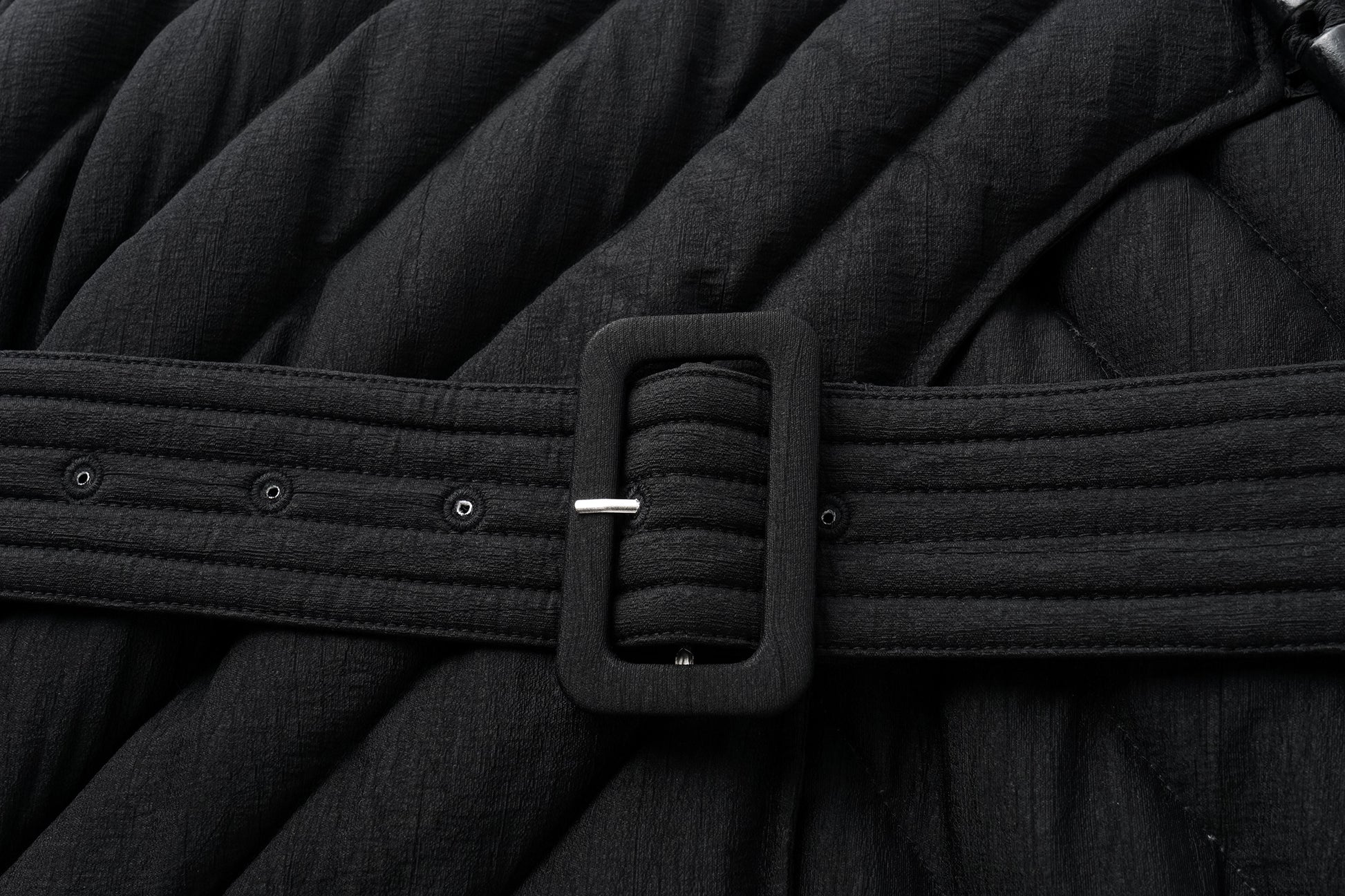 Toggle-Button Long Down Coat