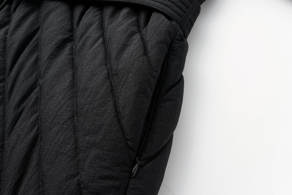 Toggle-Button Long Down Coat