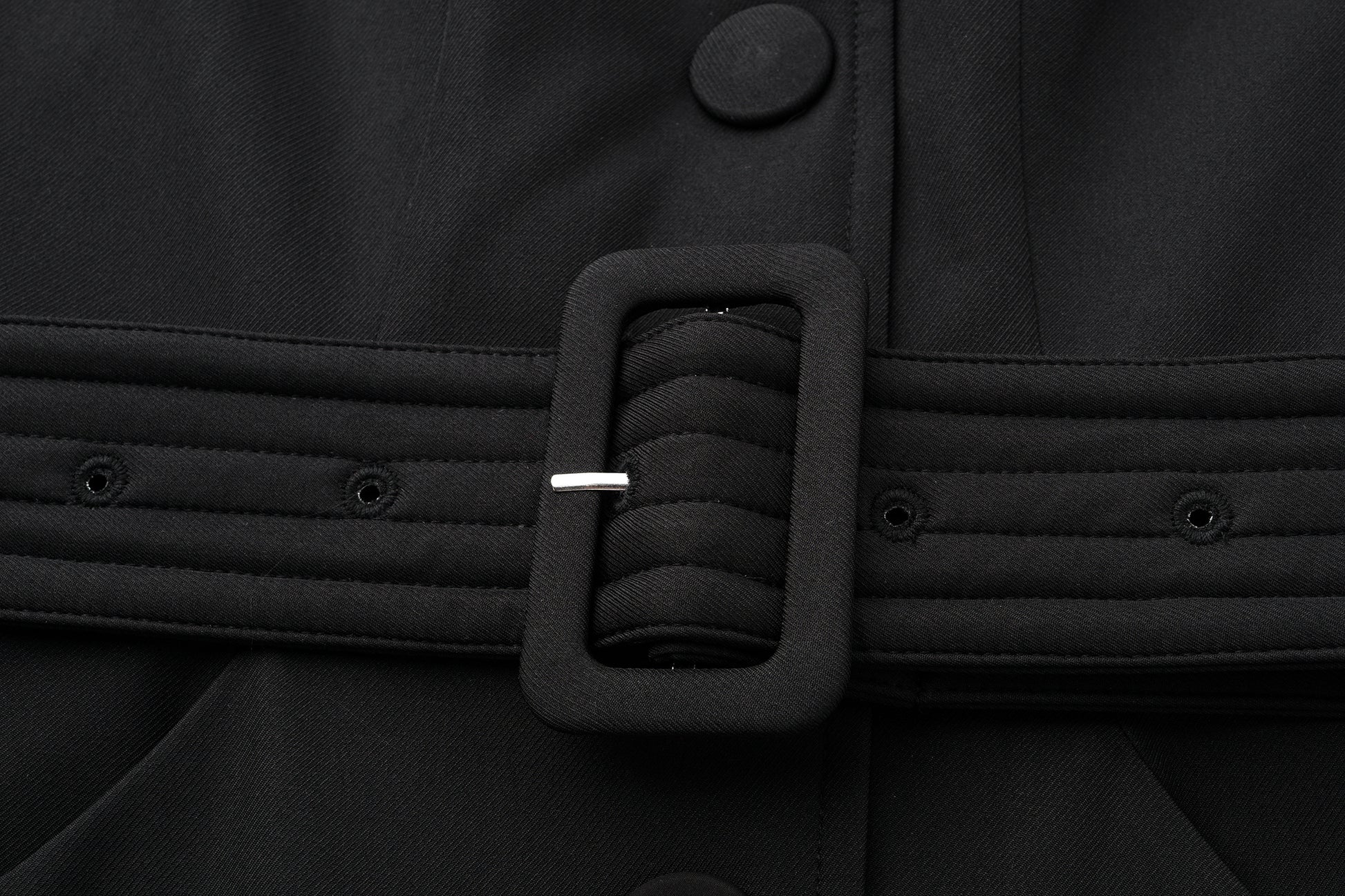 Minimalist Silhouette Long Line Down Coat with Sculpted Lapel and Defined Waist