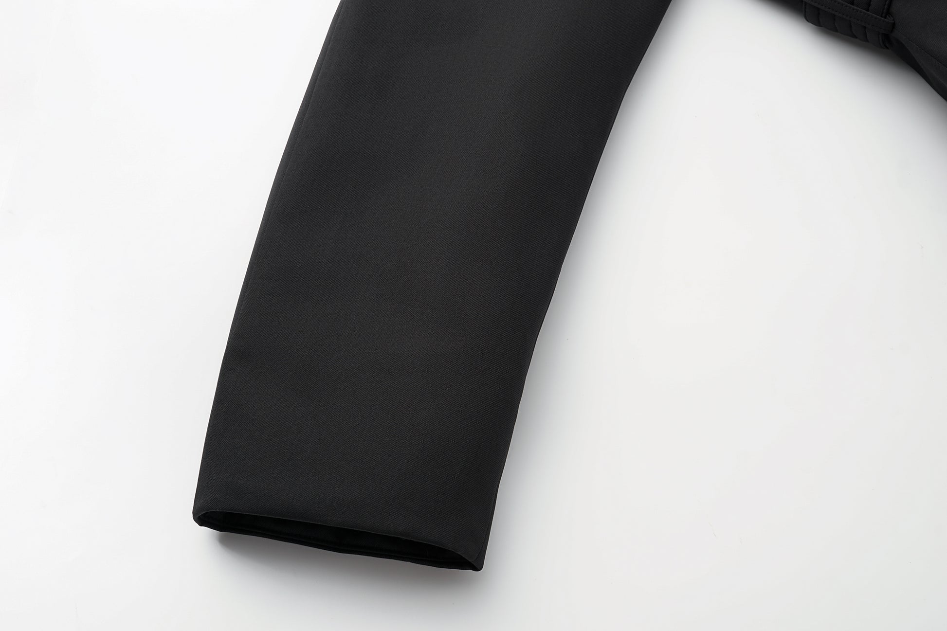 Minimalist Silhouette Long Line Down Coat with Sculpted Lapel and Defined Waist