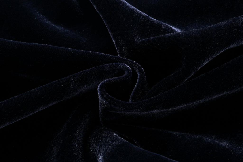 Luminous Pile Oversized Lapel Velvet Down Coat