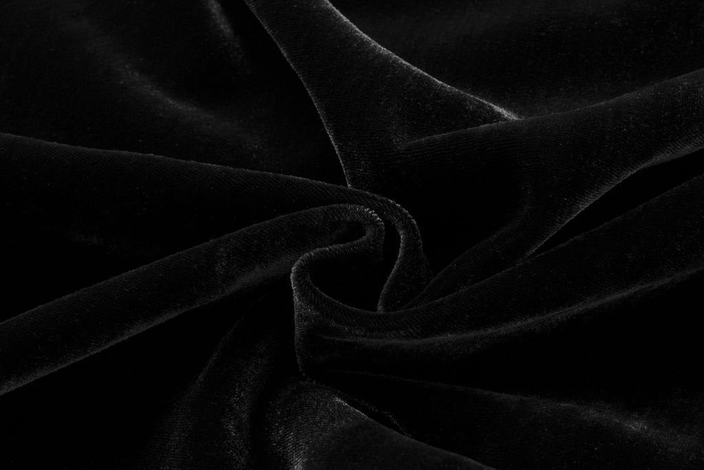 Luminous Pile Oversized Lapel Velvet Down Coat