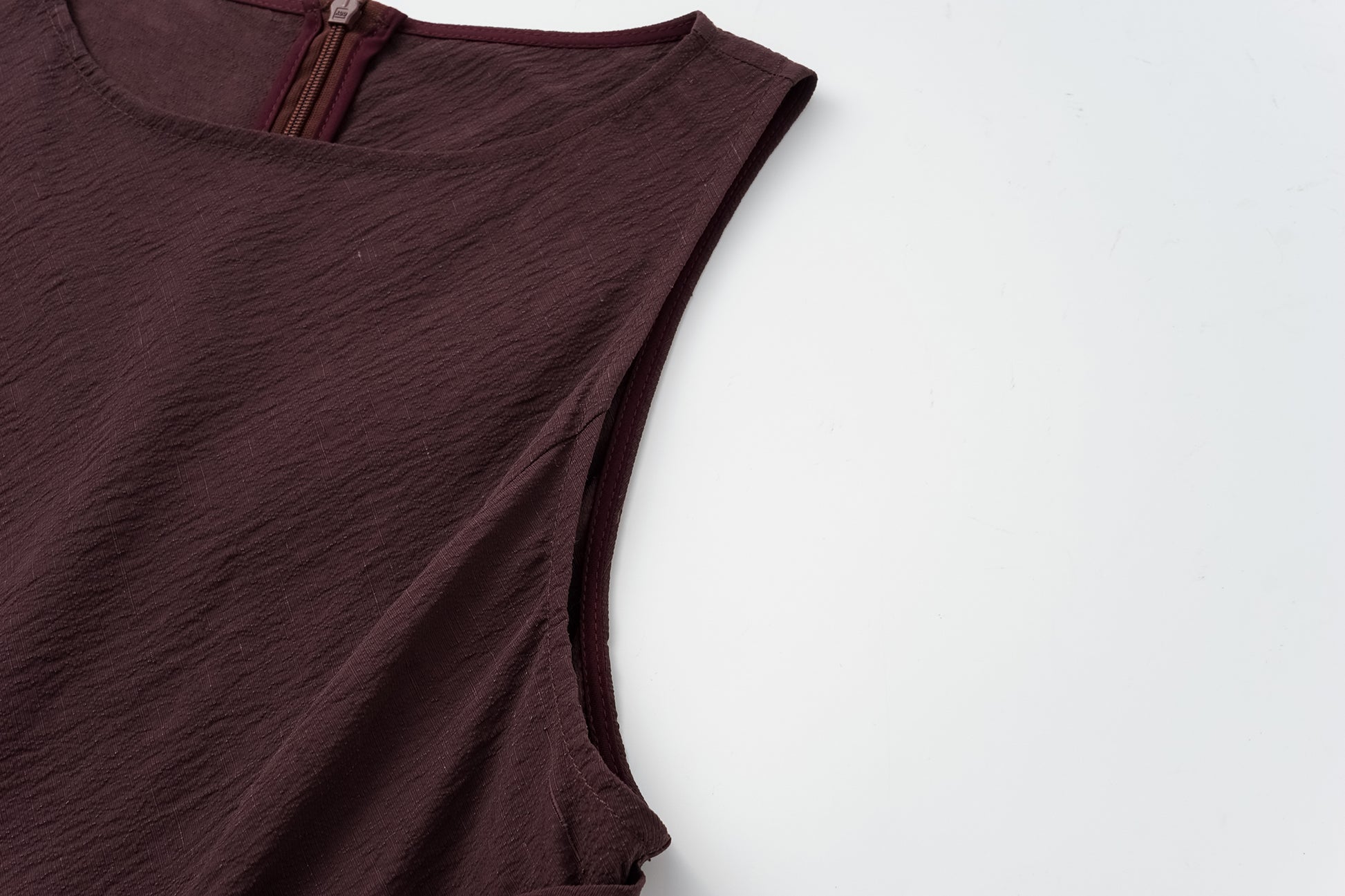 Two-Piece Trench Dress Set (Cropped Jacket + Sleeveless Round-Neck Dress)