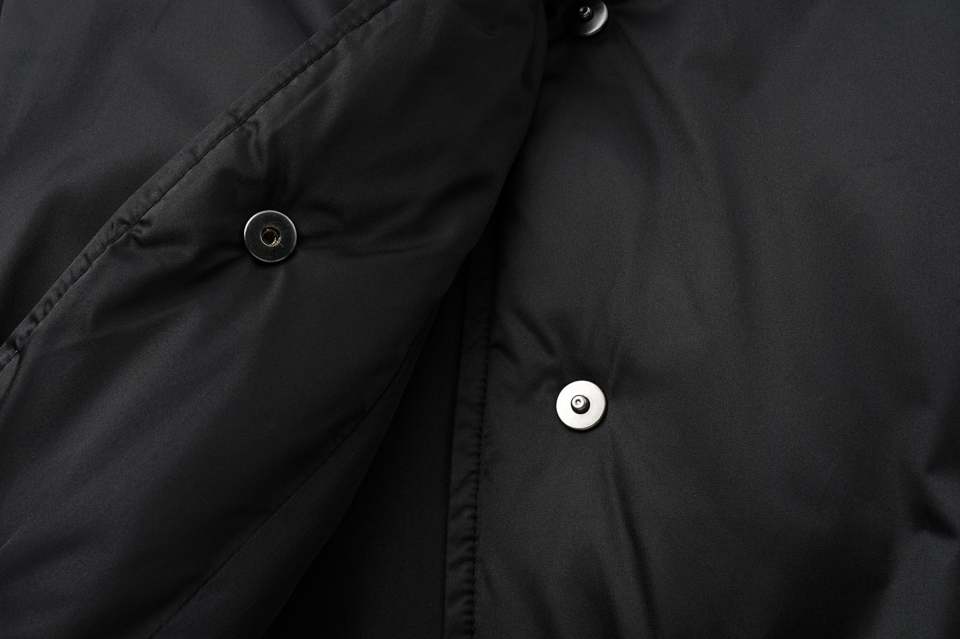 Stand-Collar Long Down Coat Cross-Wrap Waist-Defining Silhouette