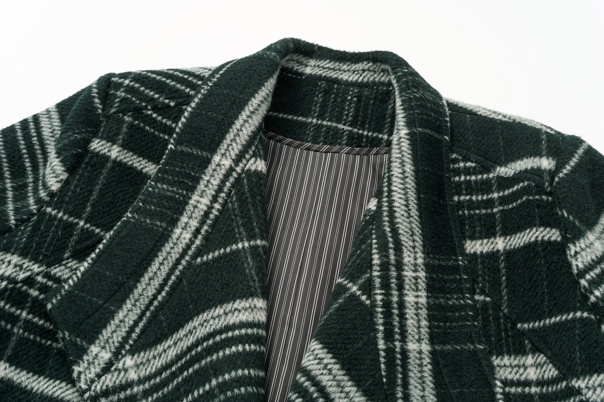 Glen Check Long Coat