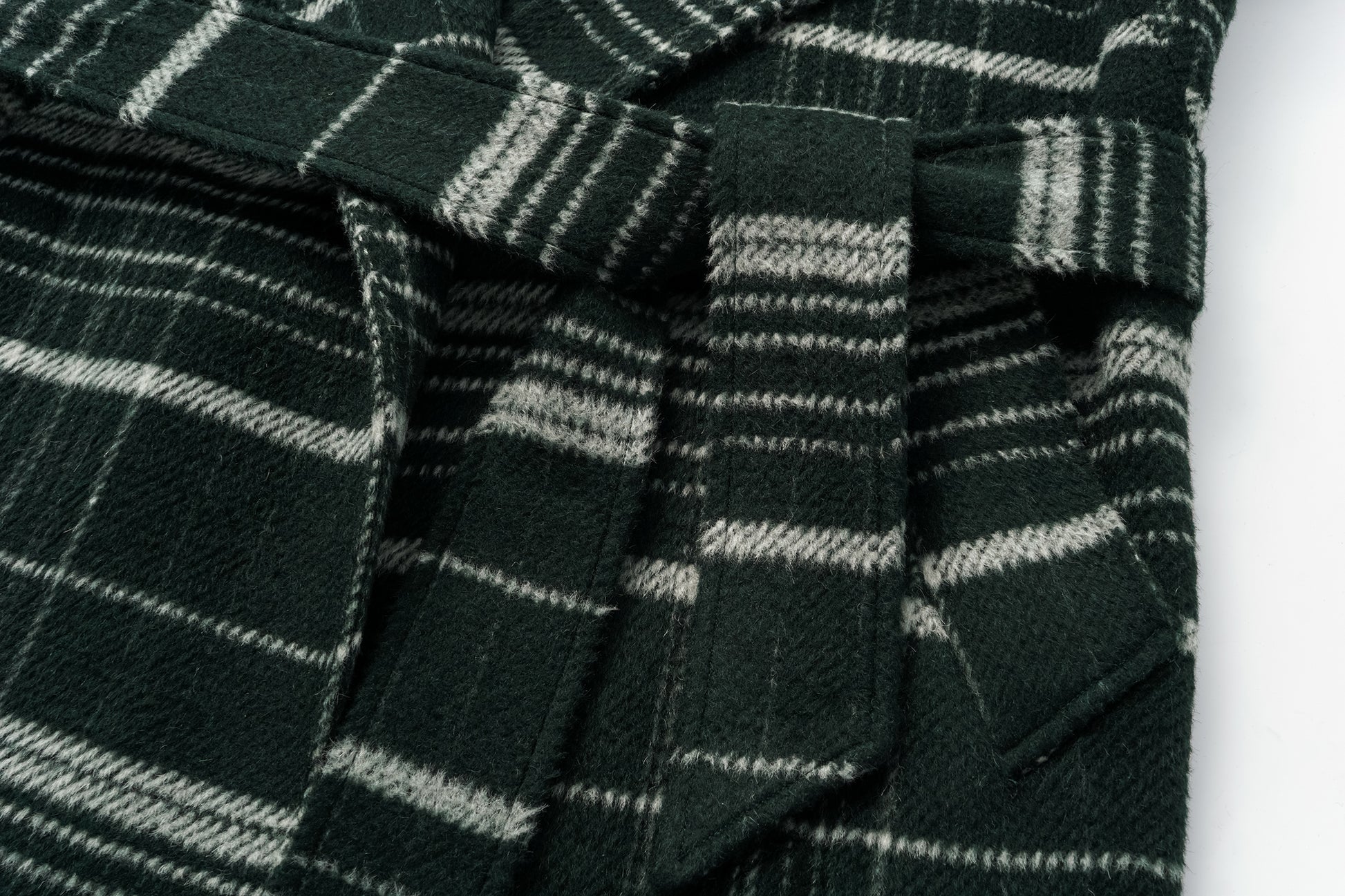 Glen Check Long Coat