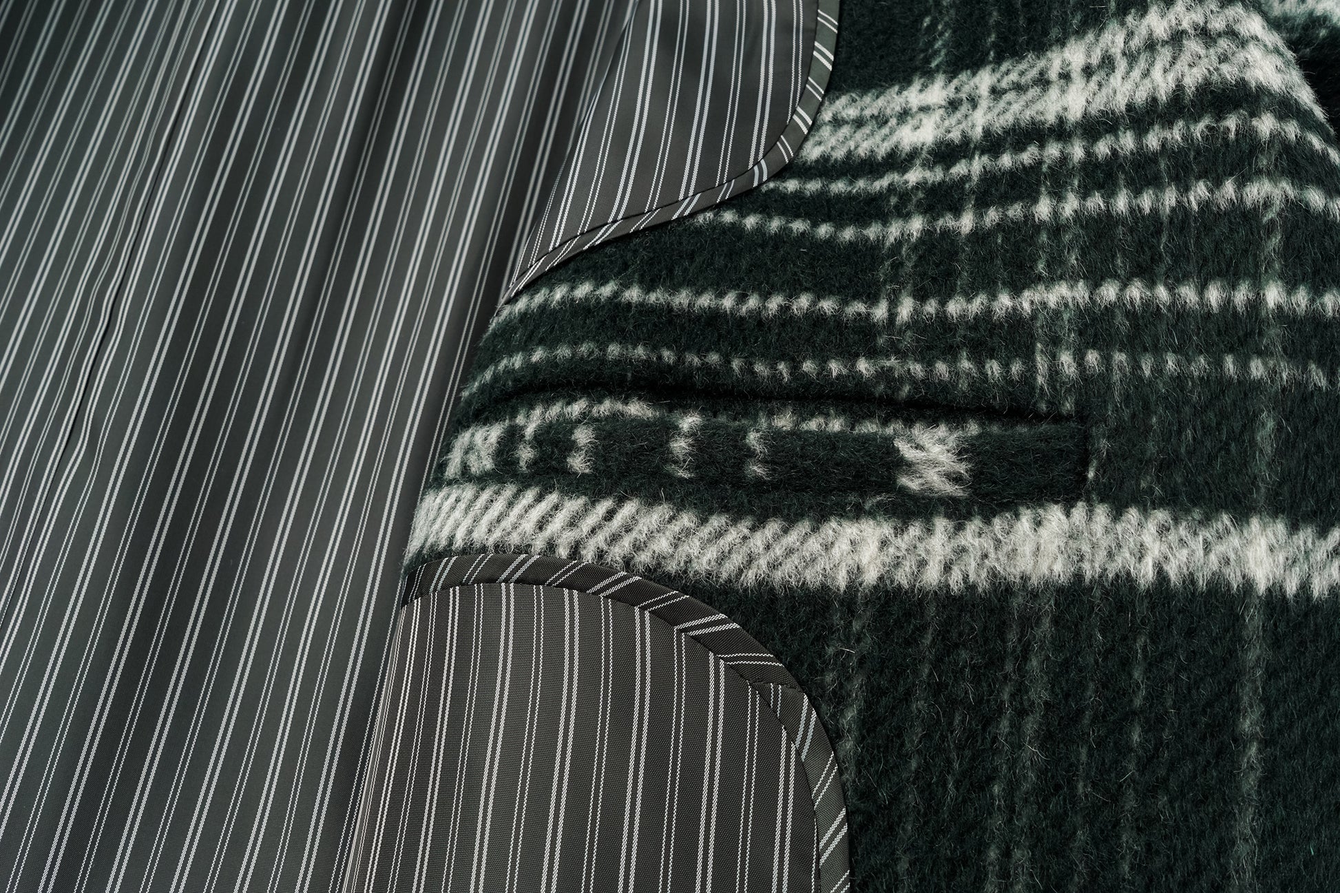 Glen Check Long Coat