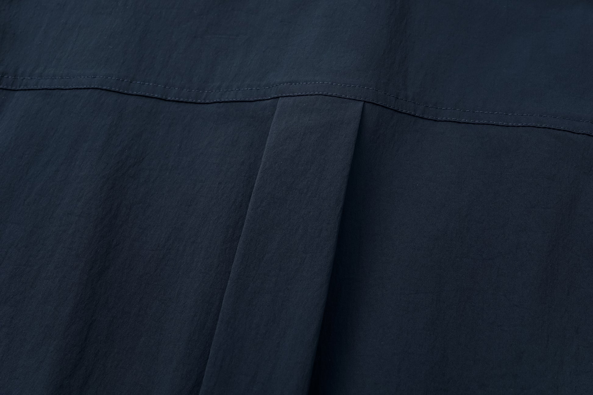 Magnetic-Closure High-Neck Trench Coat