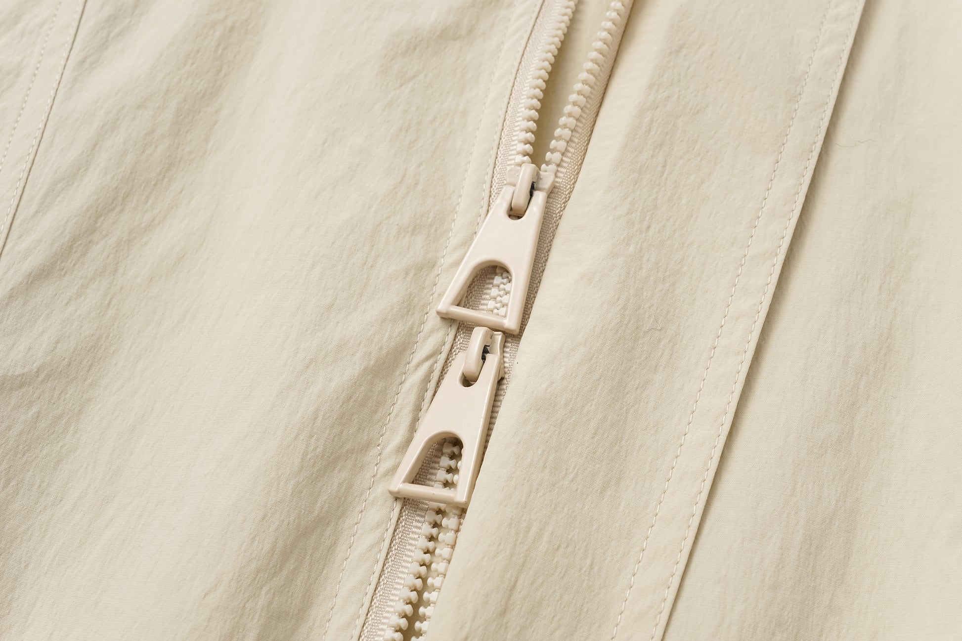 Magnetic-Closure High-Neck Trench Coat