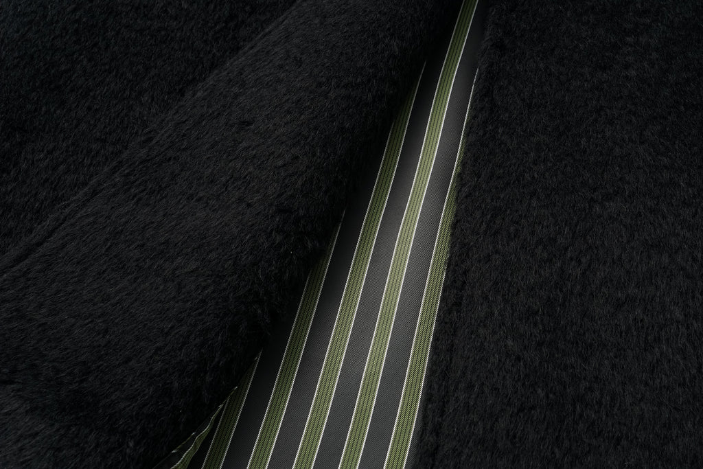 Alpaca-Wool Blend Long Overcoat