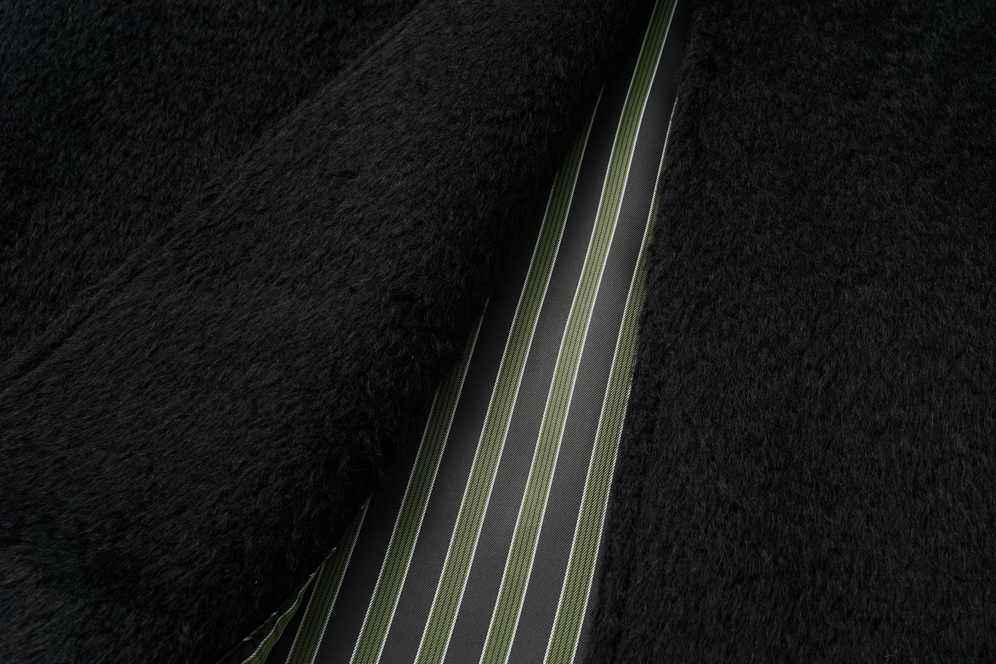 Alpaca-Wool Blend Long Overcoat