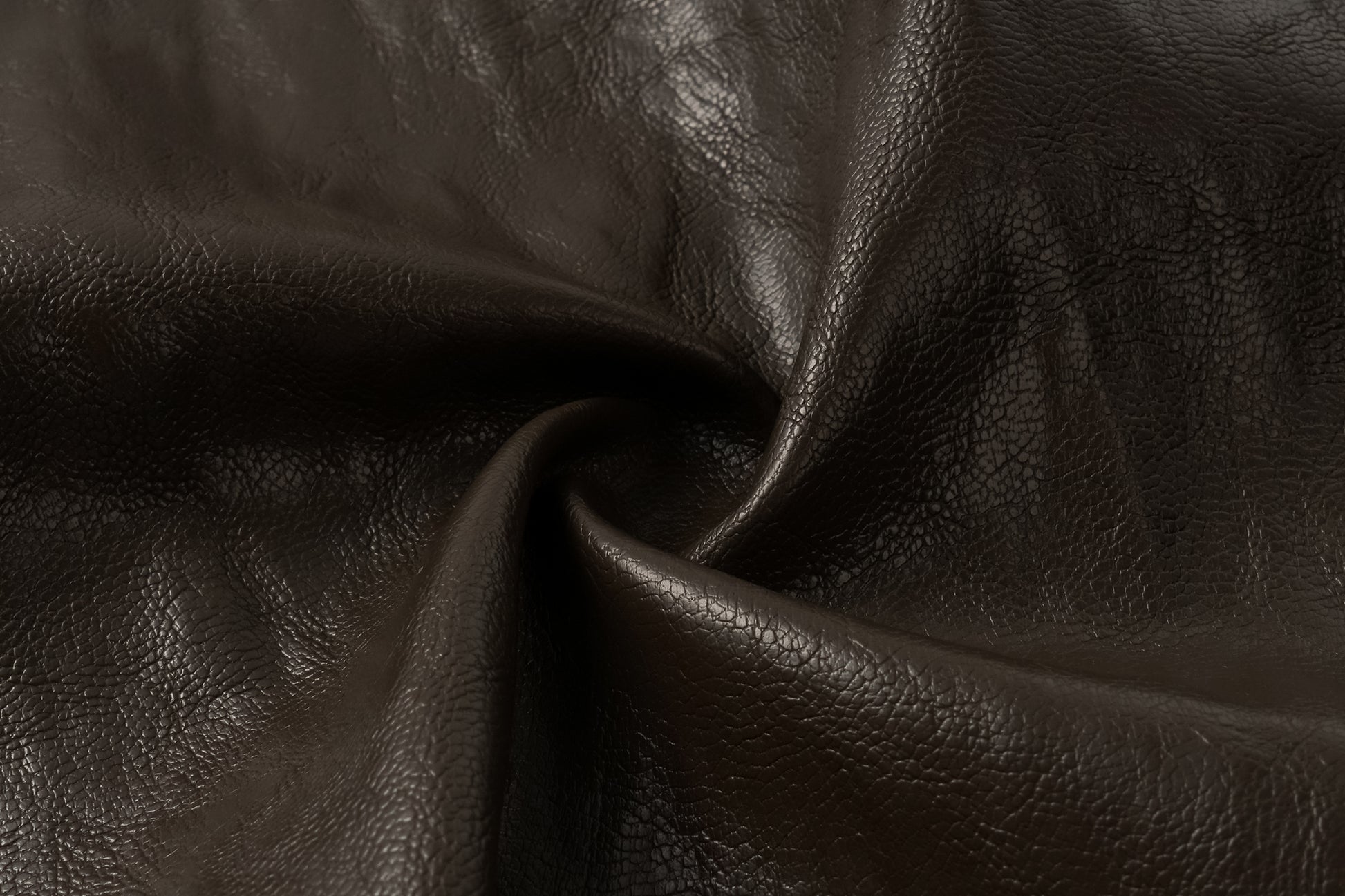 Asymmetric Hem A-Line Skirt (Faux Leather)