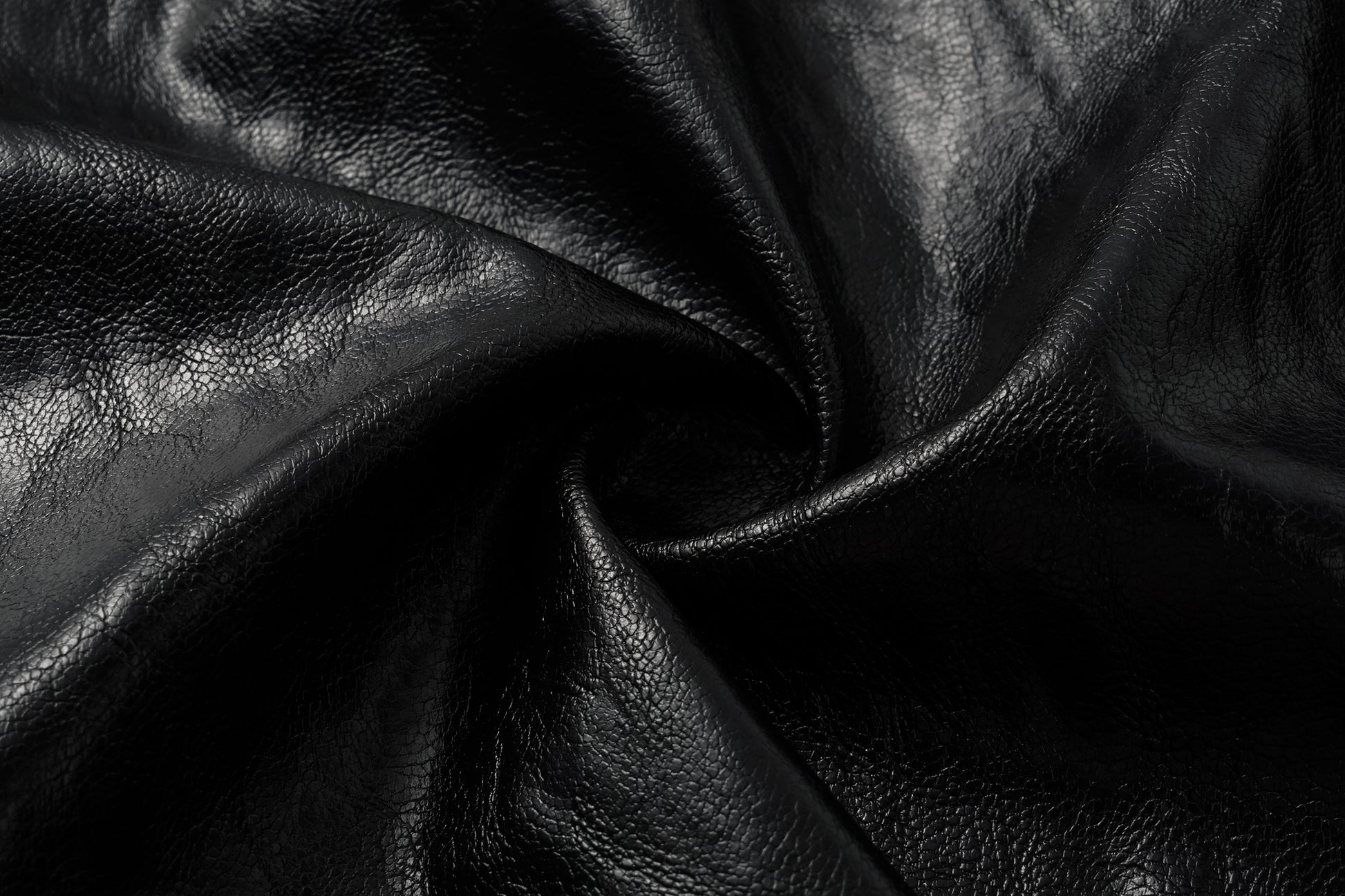 Relaxed Fit Belted Thigh-Length Leather-Look Jacket ( Faux Leather)