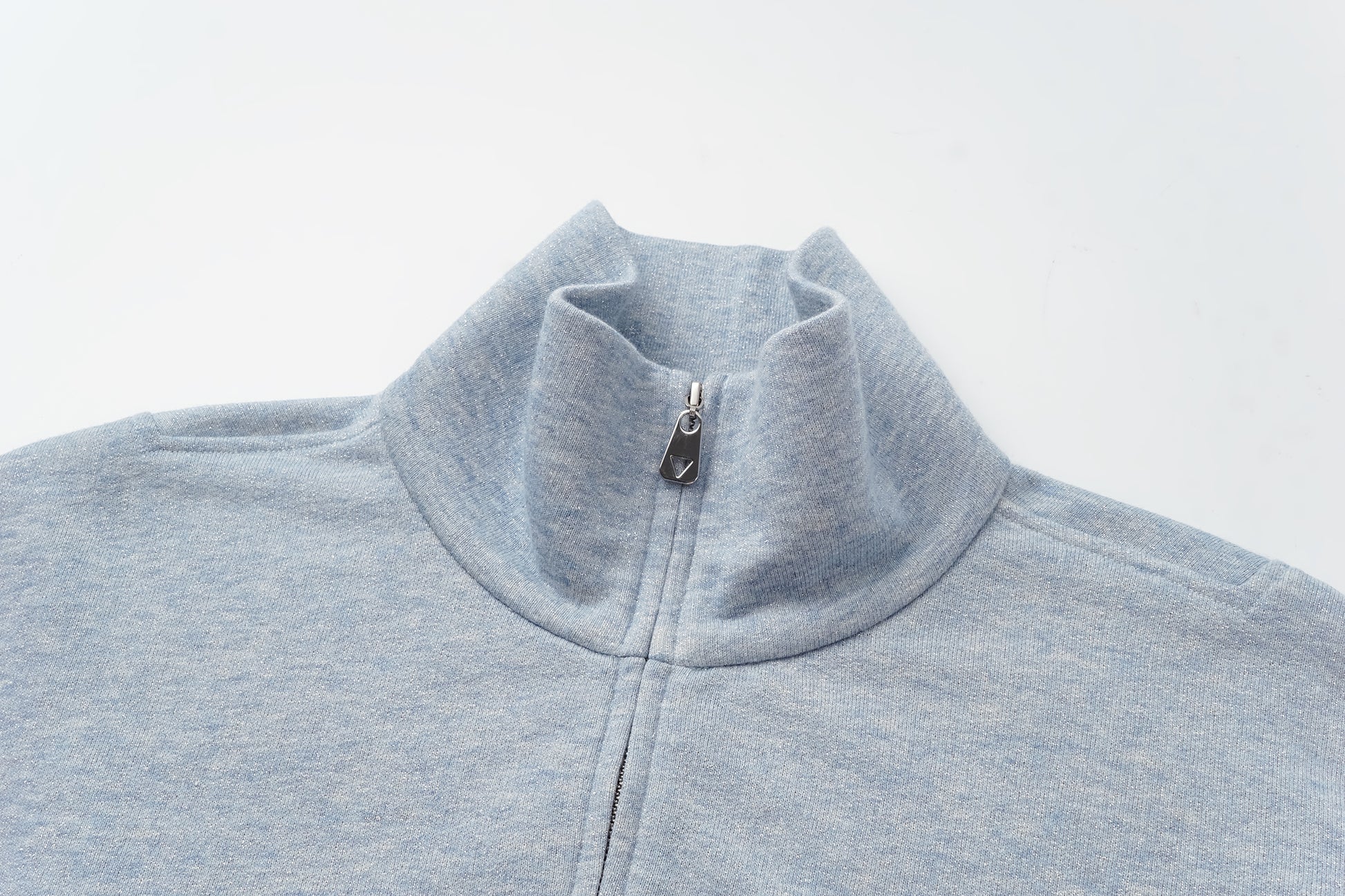 High-Neck Two-Way Zip Athletic Jacket